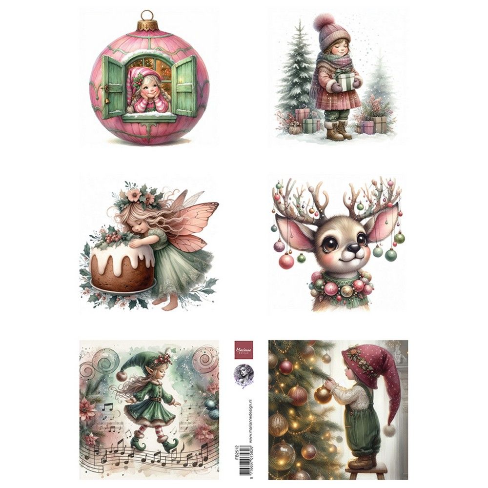 Marianne Design • Cut-out sheets Fairybells Enchanted Christmas