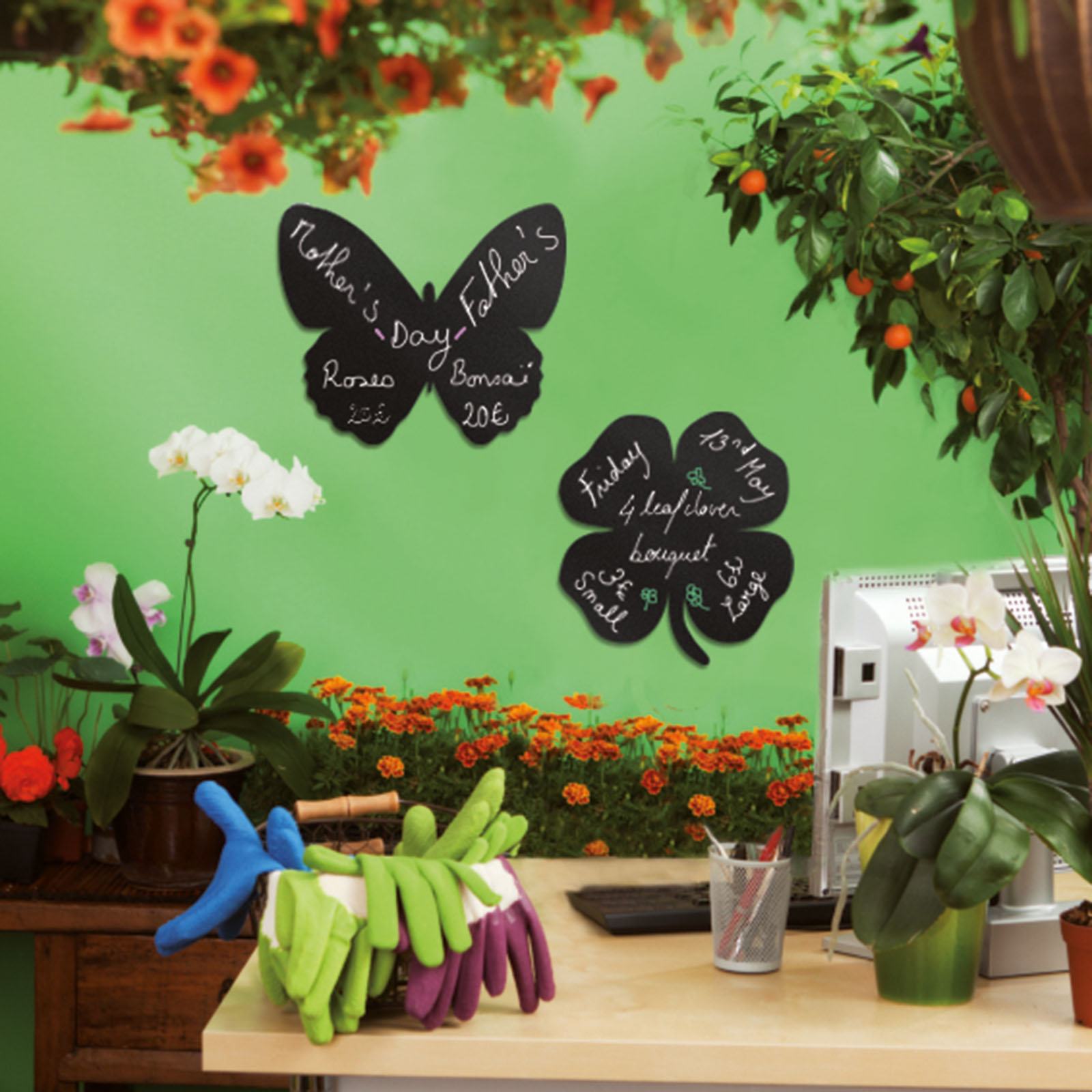 Securit • Chalkboard silhouette Butterfly 
