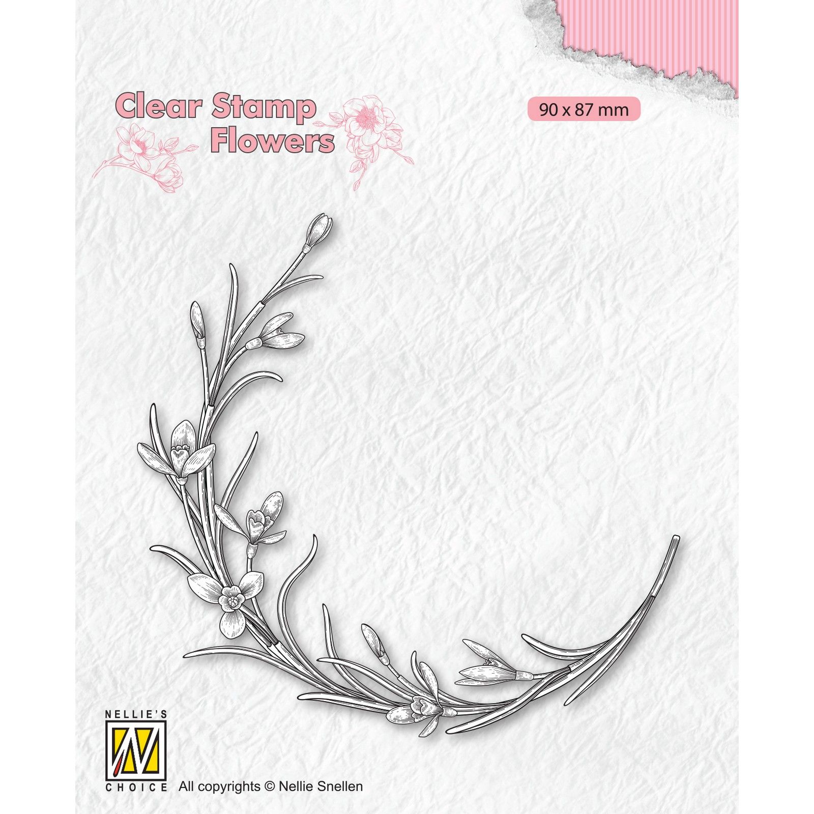 Nellie's Choice • Flowers Clear Stamps Blooming Twig