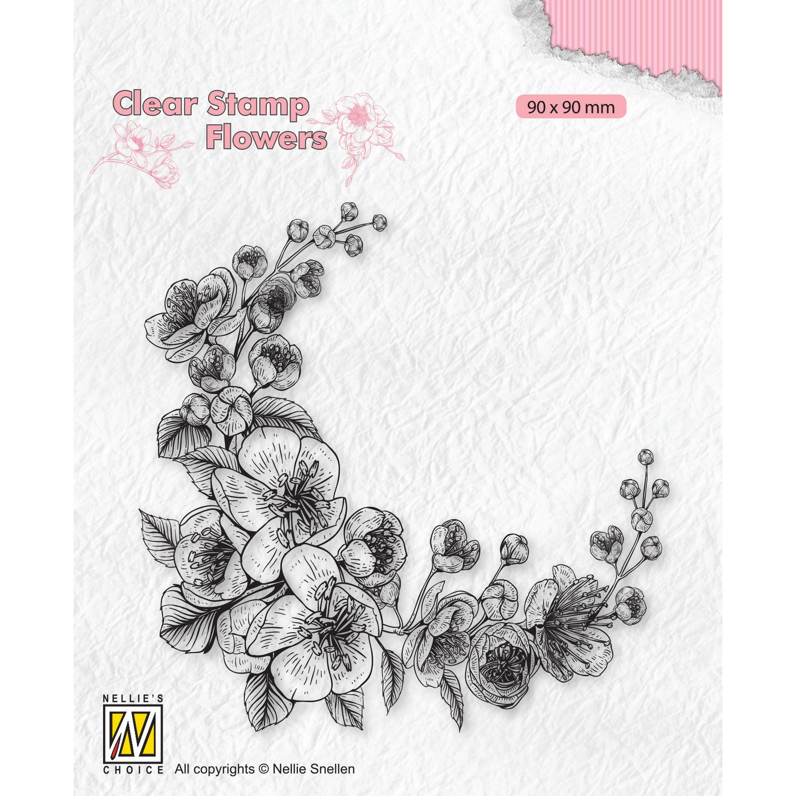 Nellie's Choice • Flowers Clear Stempels Blooming Branch Blossom Corner