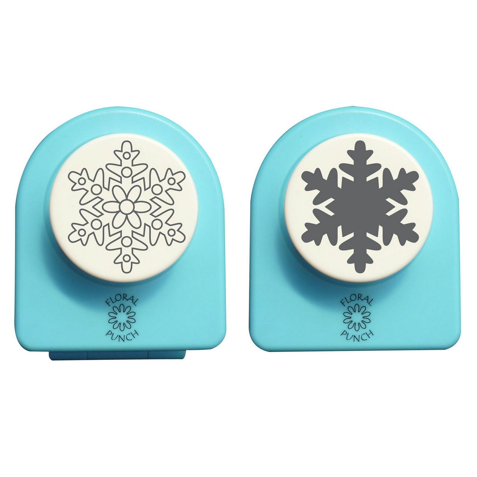 Nellie's Choice Floral Punch Jumbo Set - Snowflake