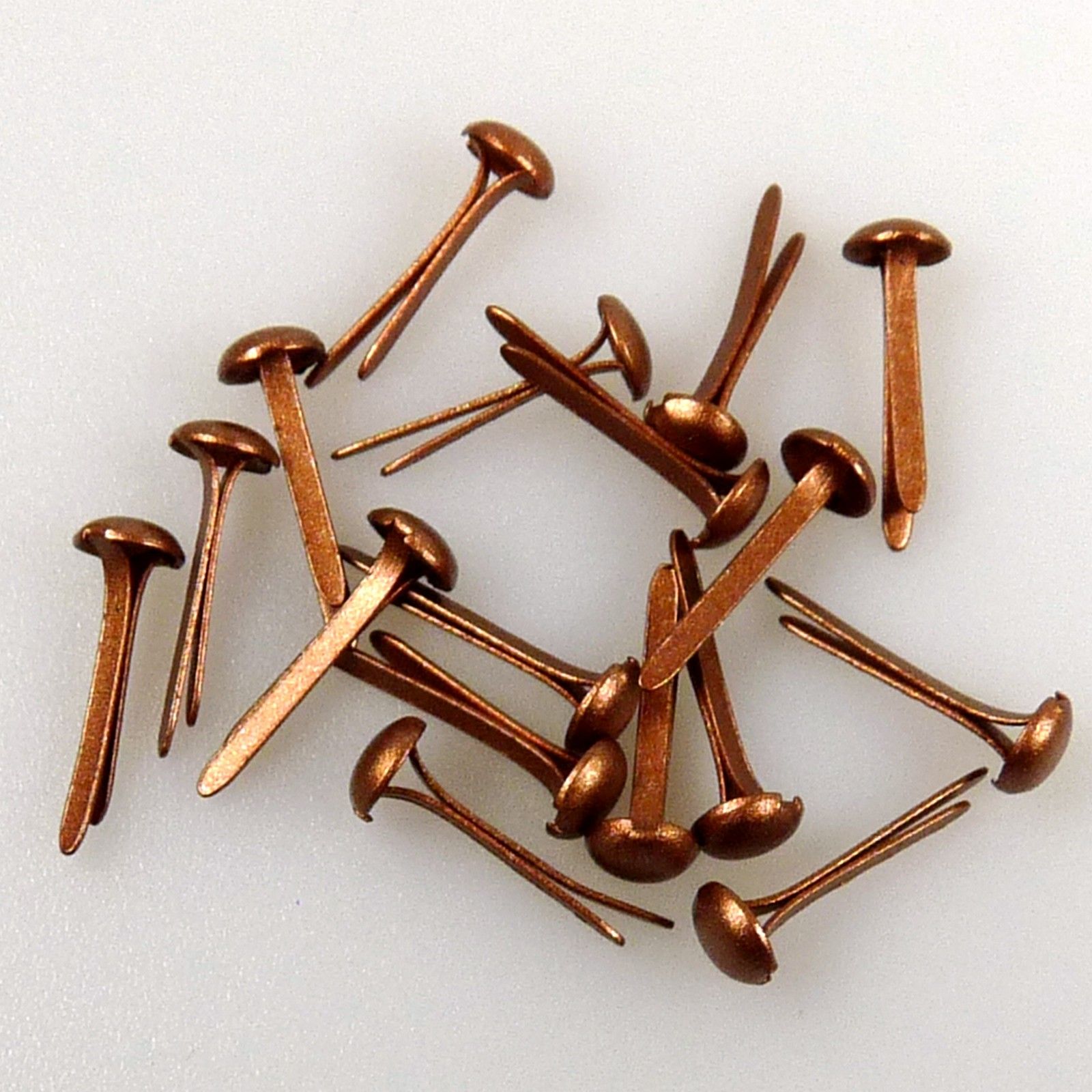 Nellie's Choice • Floral Brads 3mm (40pcs/pkg) Copper 876U Metallic