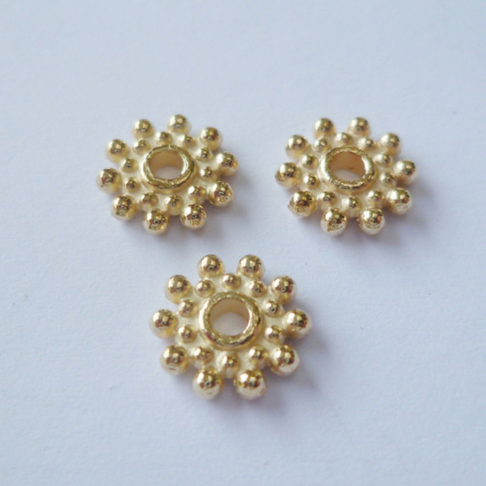 Nellie's Choice • Floral Spacers 20pcs Gold Nr. 8