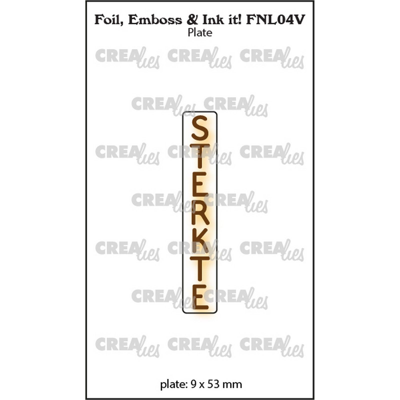 Crealies • Foil, Emboss & Ink it! STERKTE