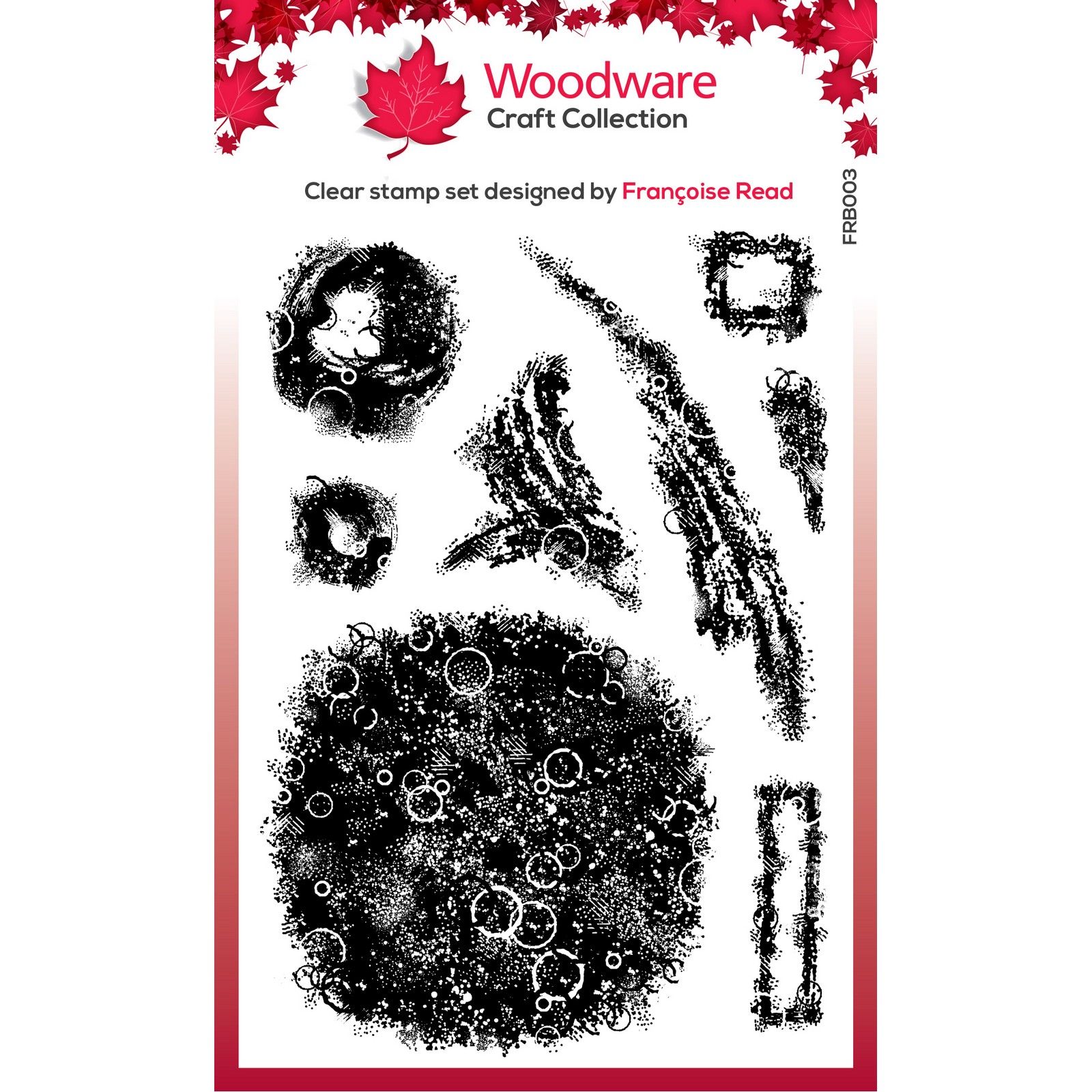Woodware • Clear Singles Stamp Texture Palette