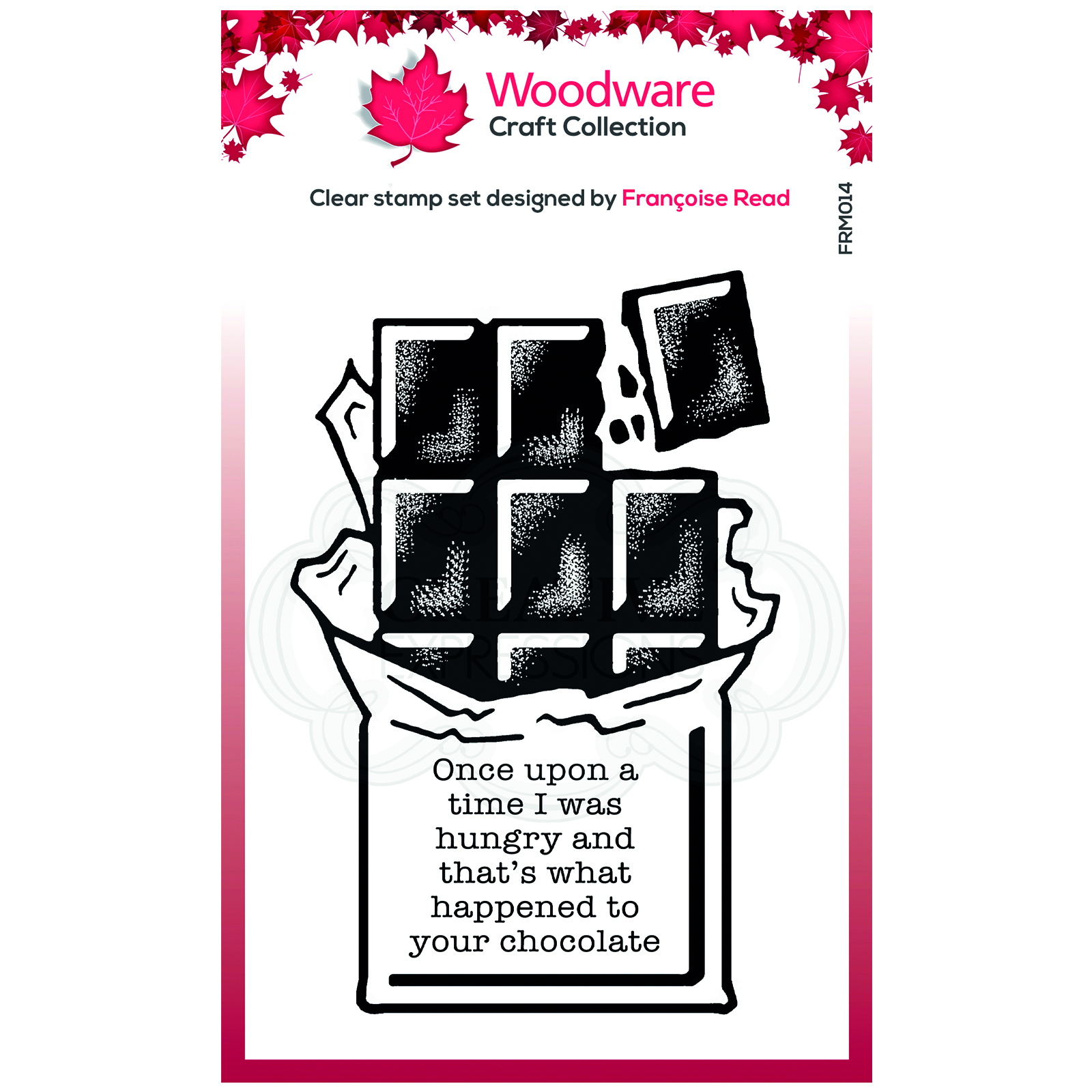 Woodware • Clear stamp singles Chocolate