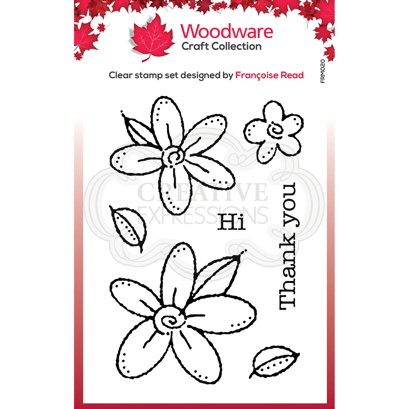 Woodware • Clear stamp singles Marguerites