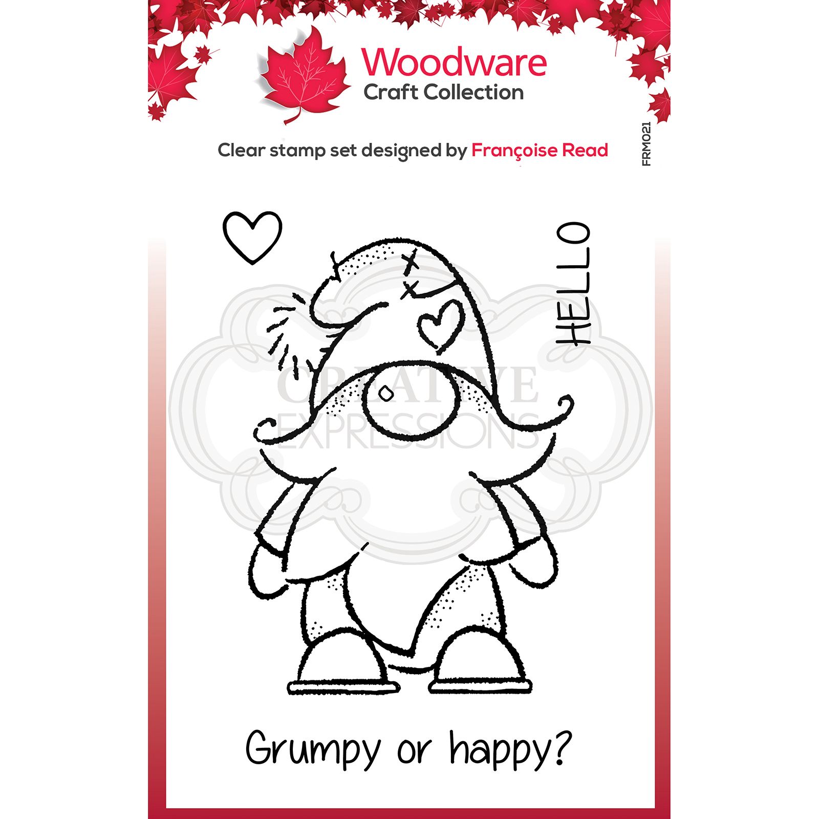 Woodware • Clear stamp singles gnomeo