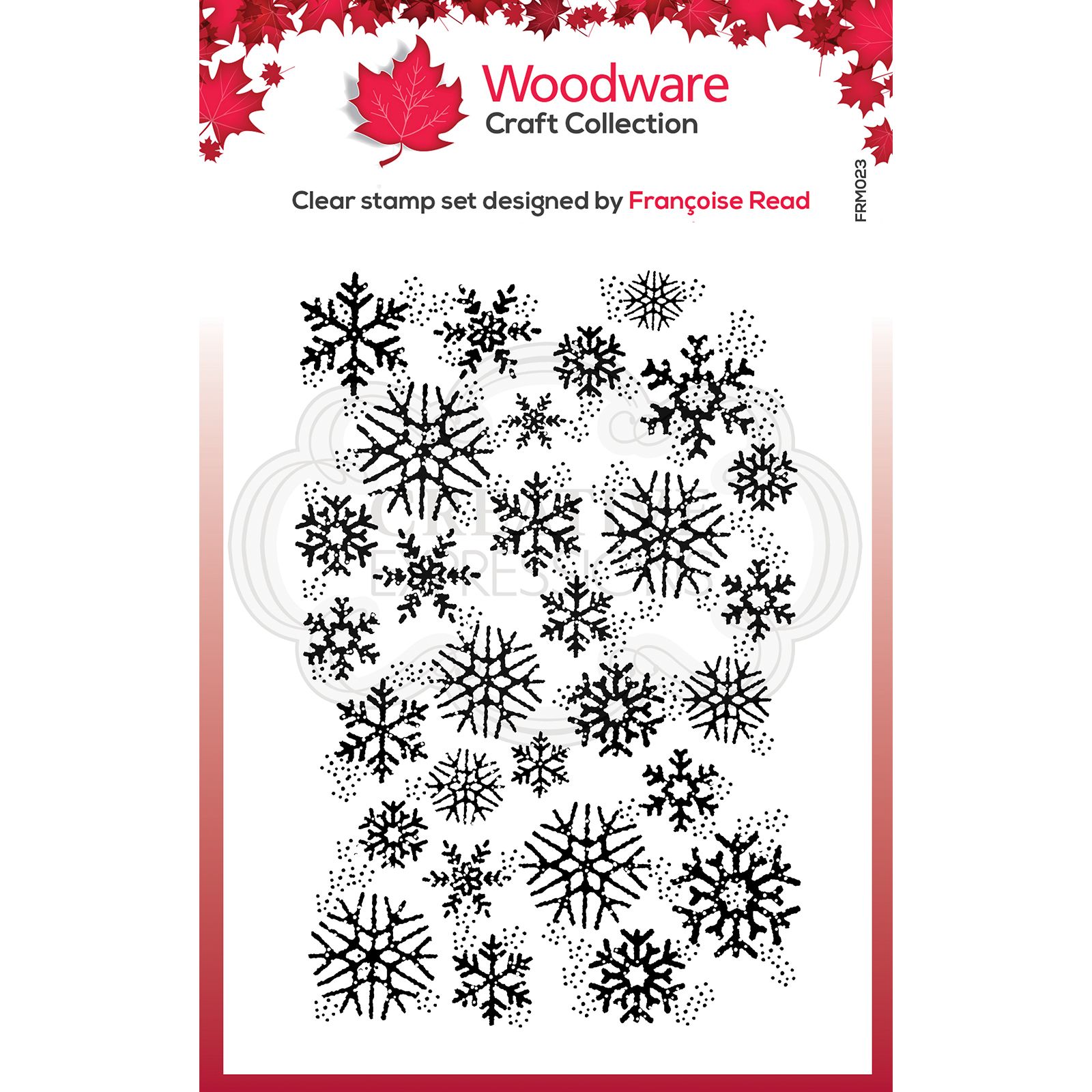 Woodware • Clear singles tampon Snowflake flurry