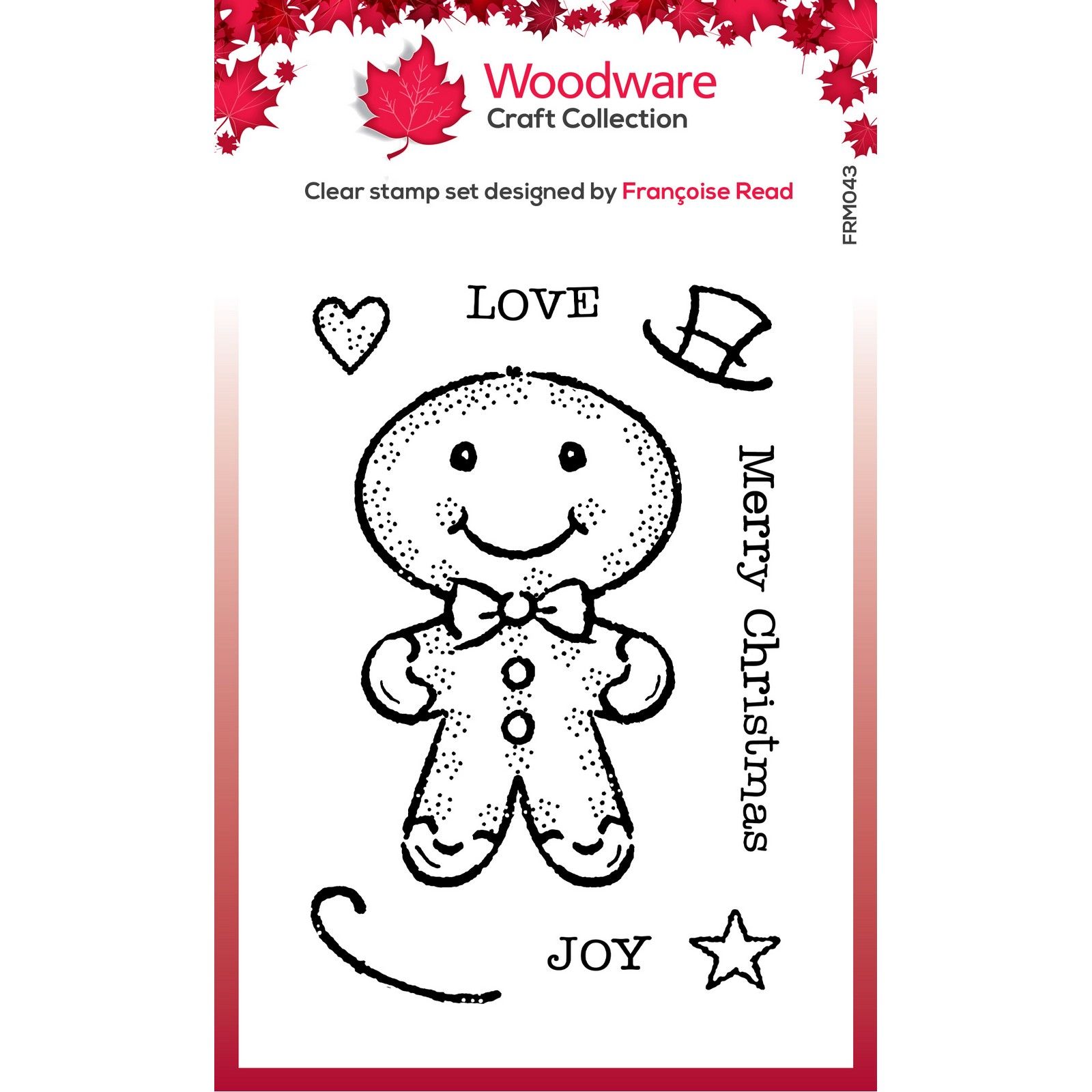 Woodware • Clear Singles Stamp Gingerbread Man