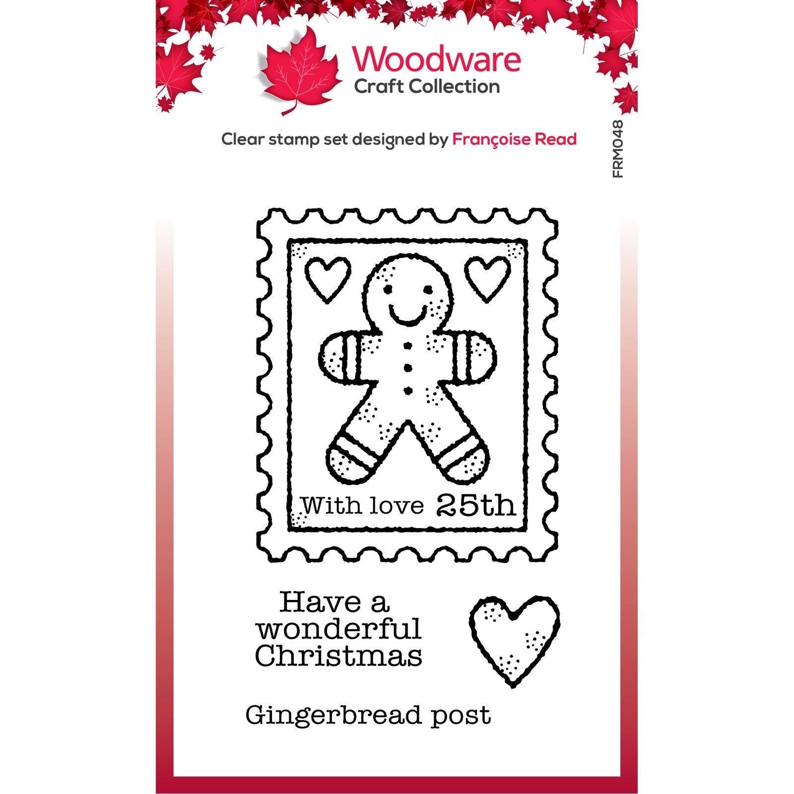 Woodware • Clear Singles Stamp Gingerbread Stamp