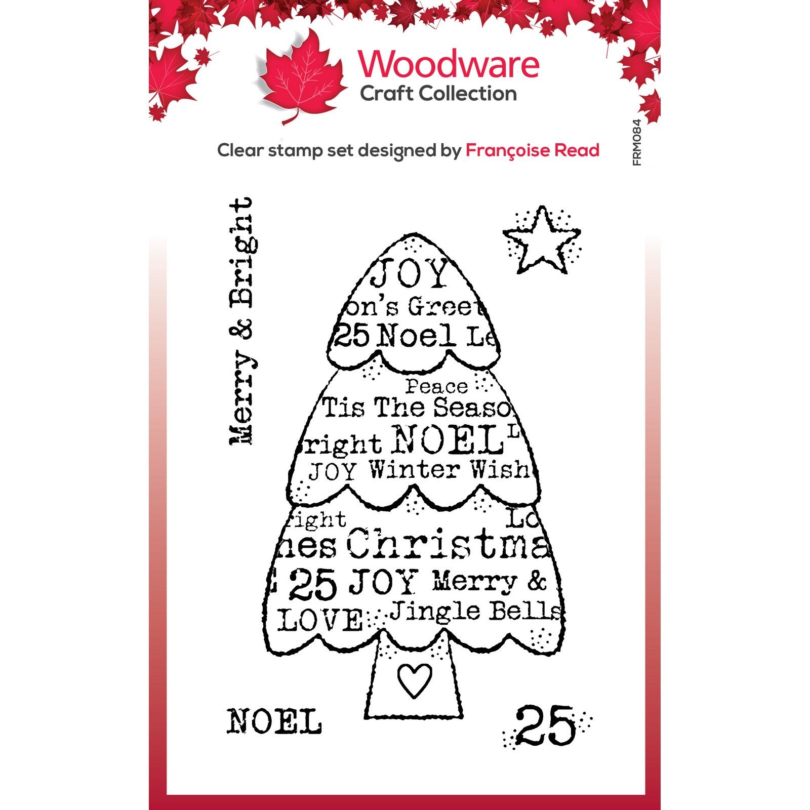 Woodware • Clear Singles Tree Wishes 3 in x 4 in stamp Set