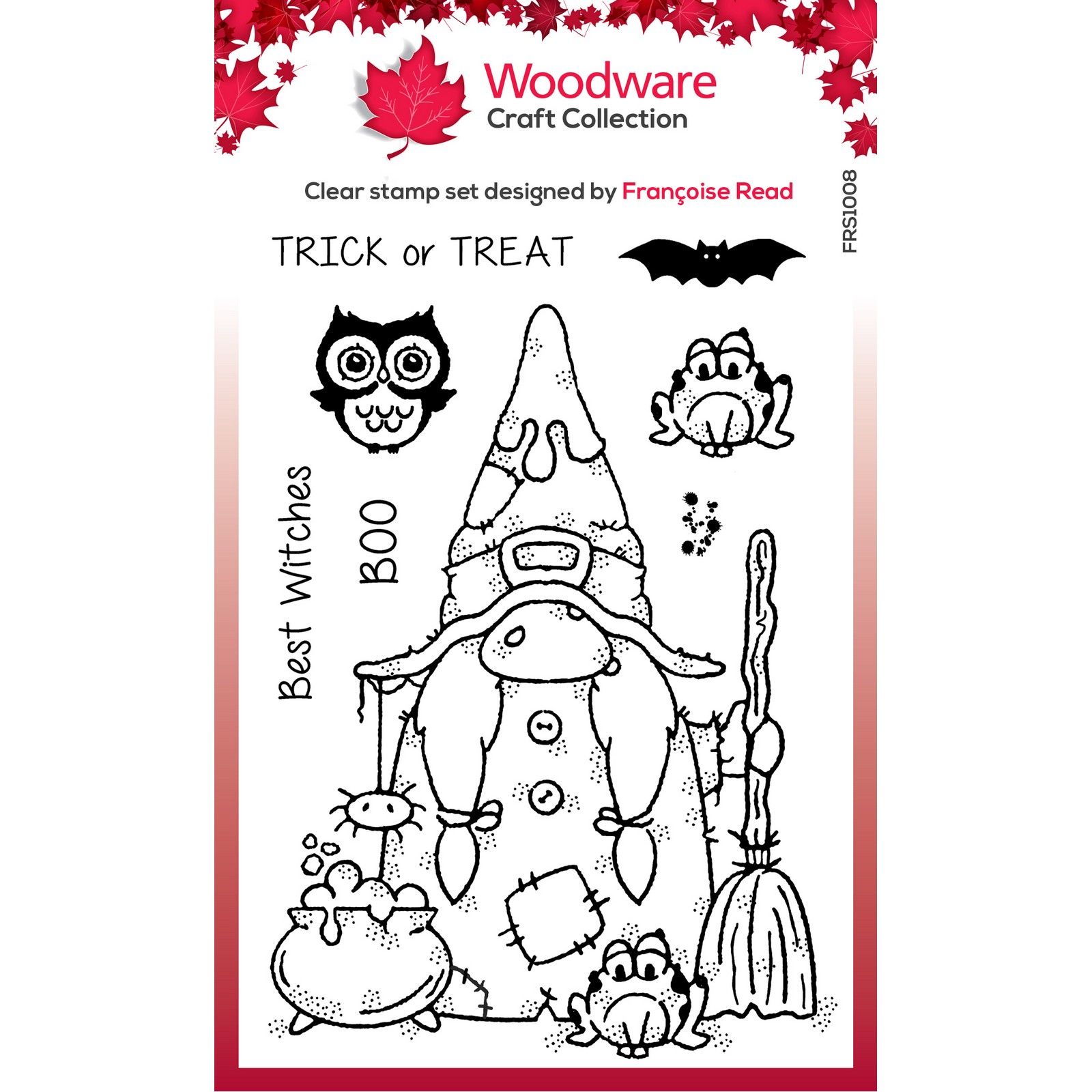 Woodware • Clear Singles Sello Witchy Woo