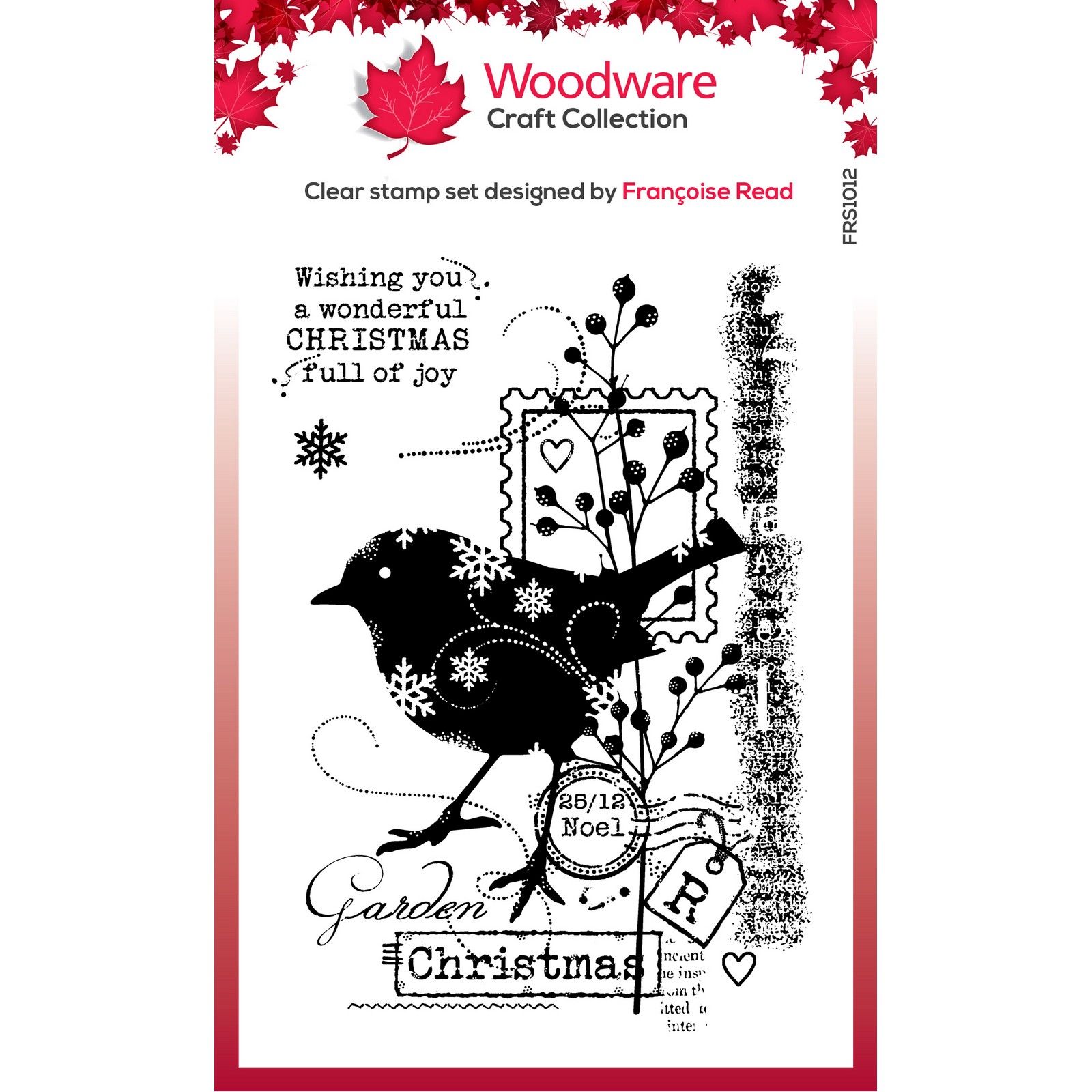Woodware • Clear Singles Stamps Christmas Robin
