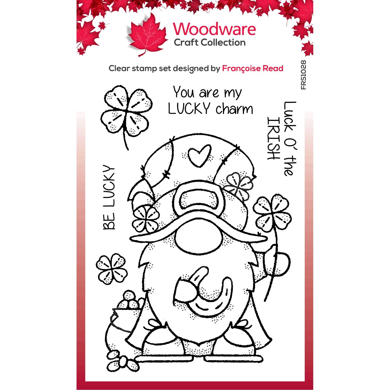 Woodware • Clear Singles Stamp Set Lucky Gnome