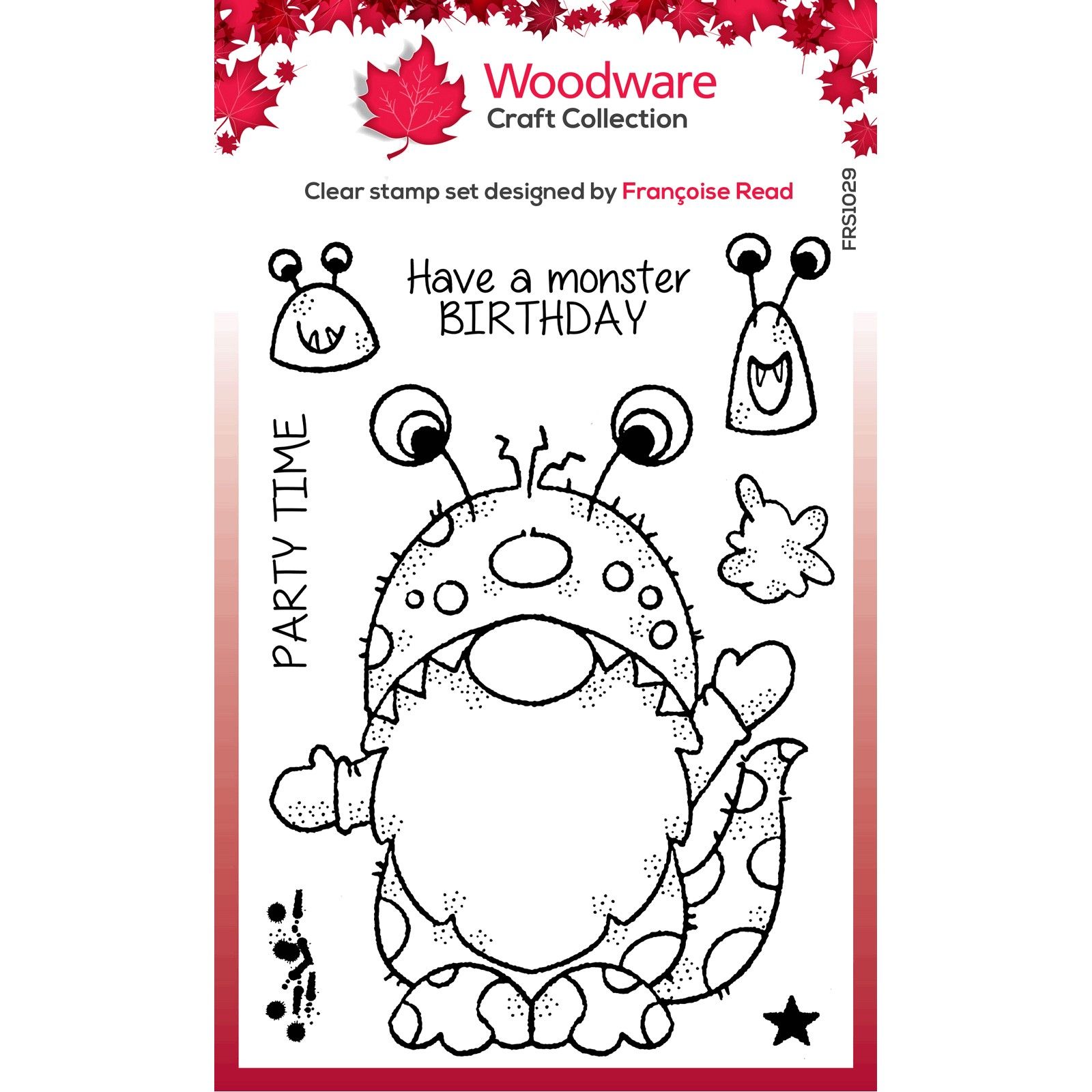 Woodware • Clear Singles Stamp Set Monster Gnome