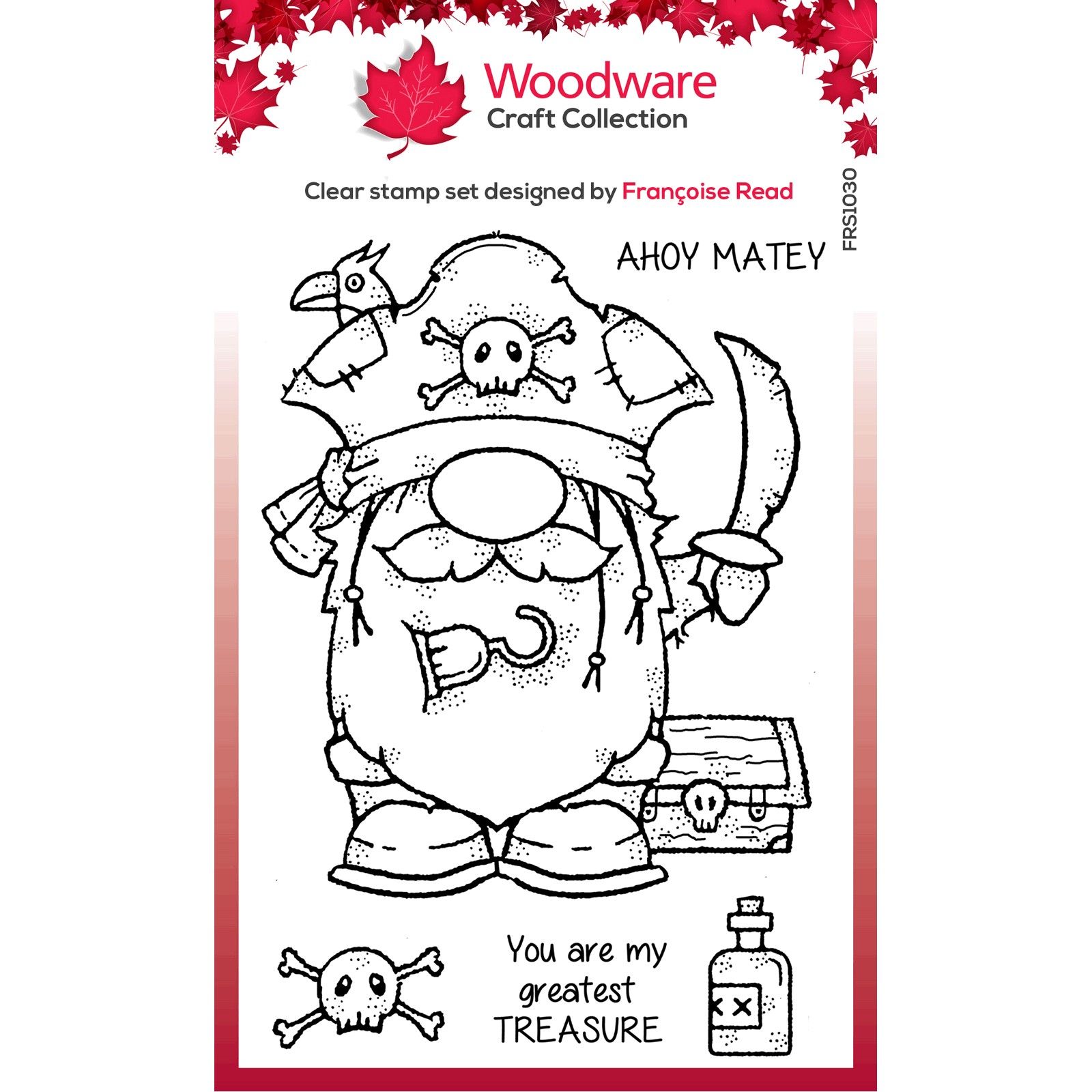 Woodware • Clear Singles Stamp Set Pirate Gnome