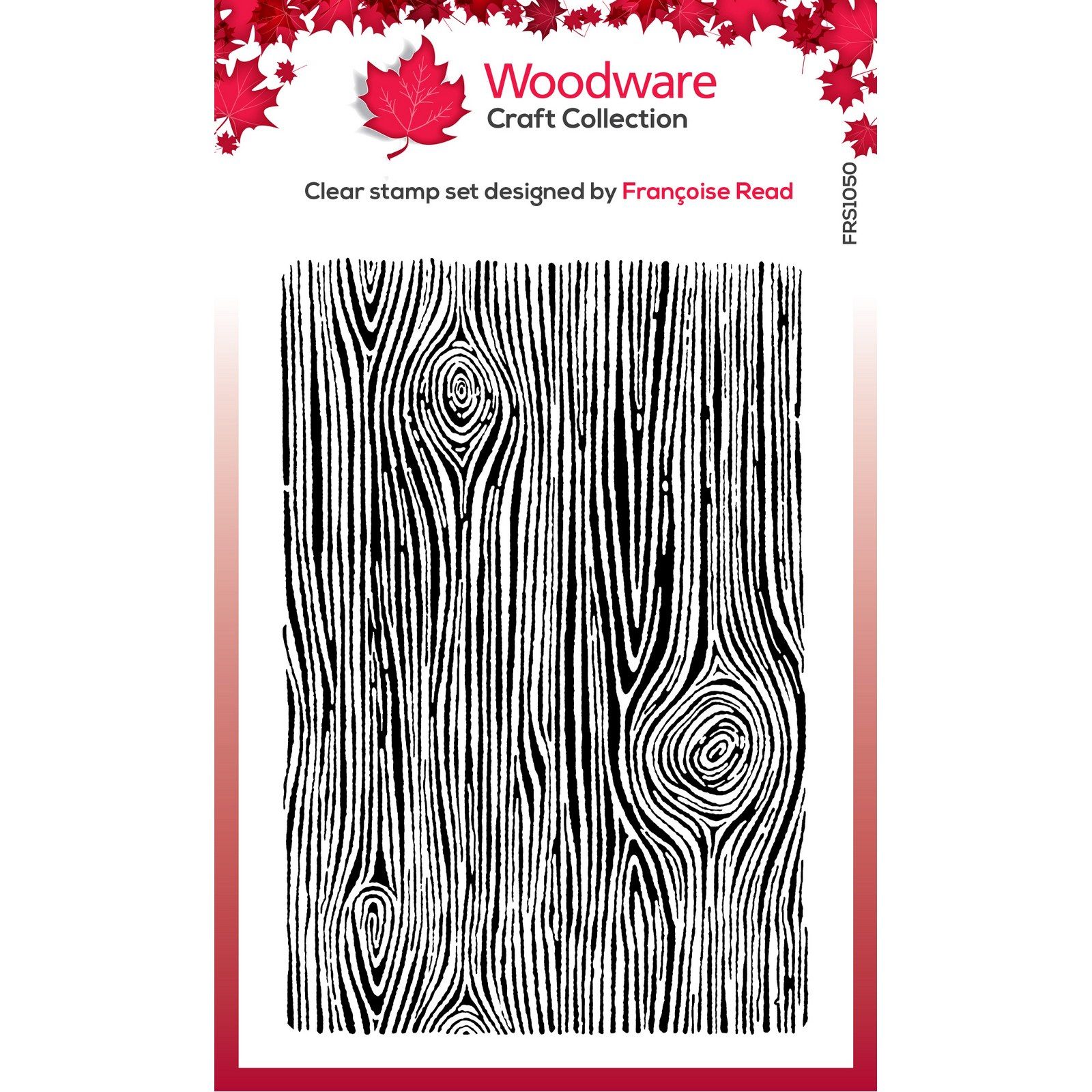 Woodware • Clear Singles Stamp Woodgrain