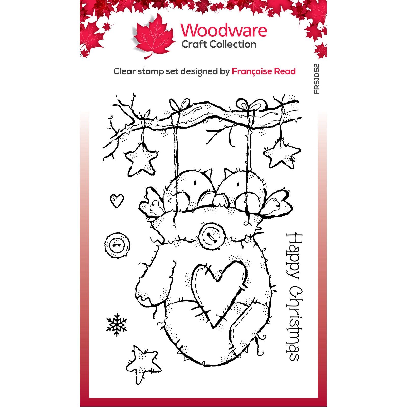 Woodware • Clear Singles Stamp Cozy Robins