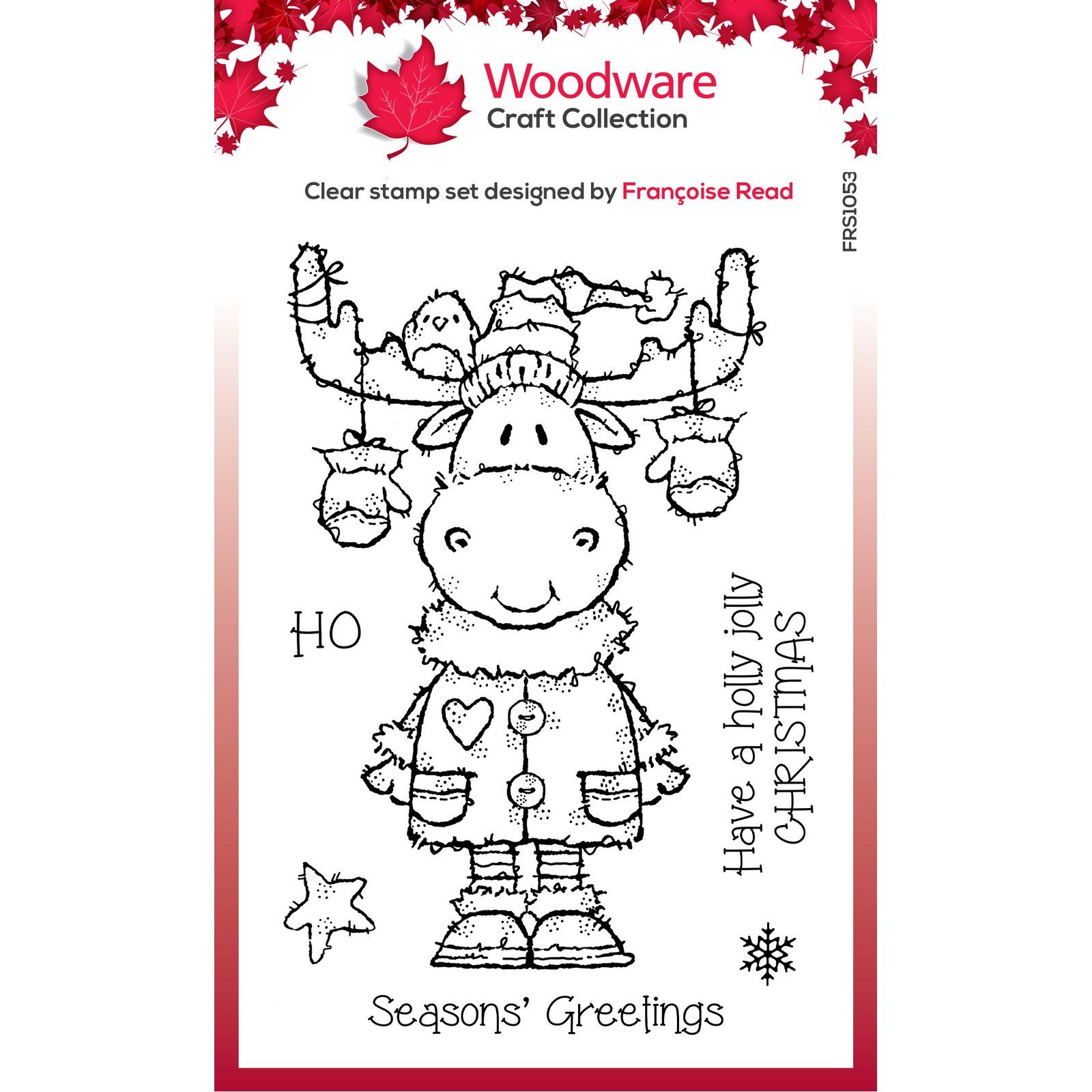 Woodware • Clear Singles Stamp Maurice Moose