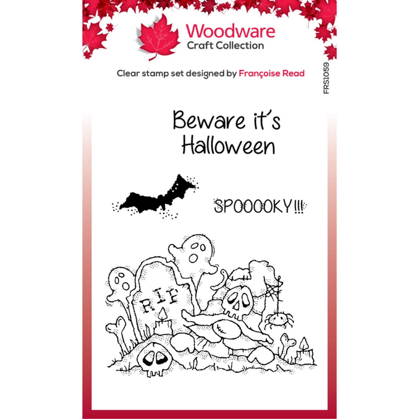 Woodware • Clear Singles Stamps Spooky Night