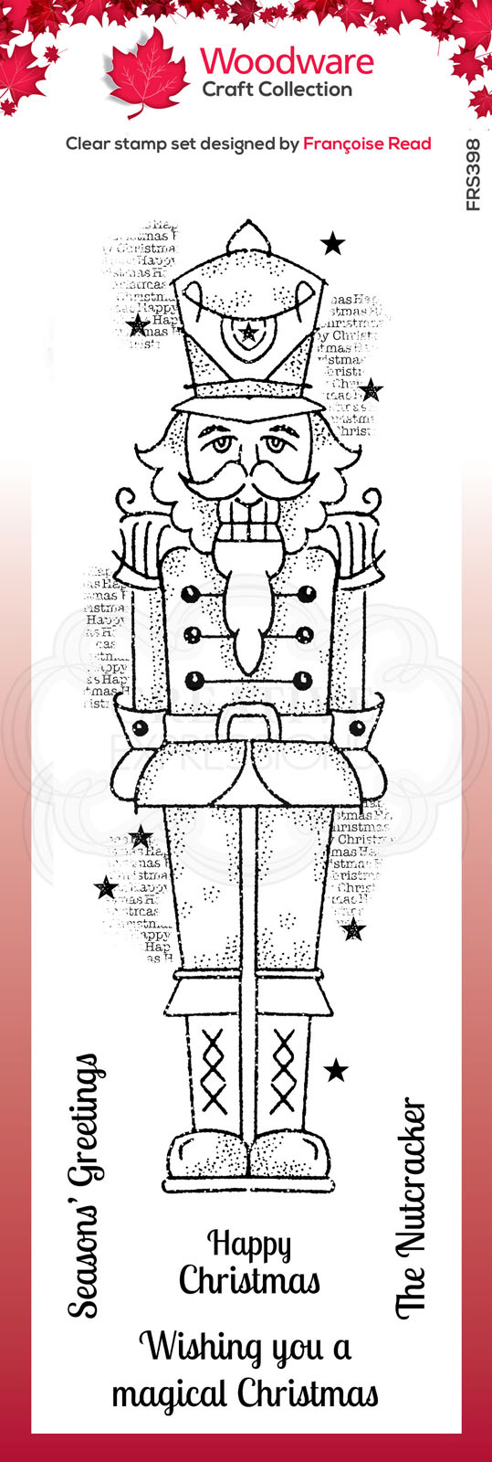 Woodware • Clear stamp Nutcracker