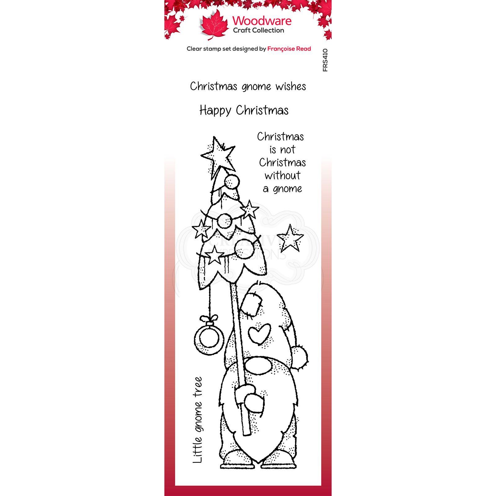 Woodware • Clear singles stempel Tall tree gnome