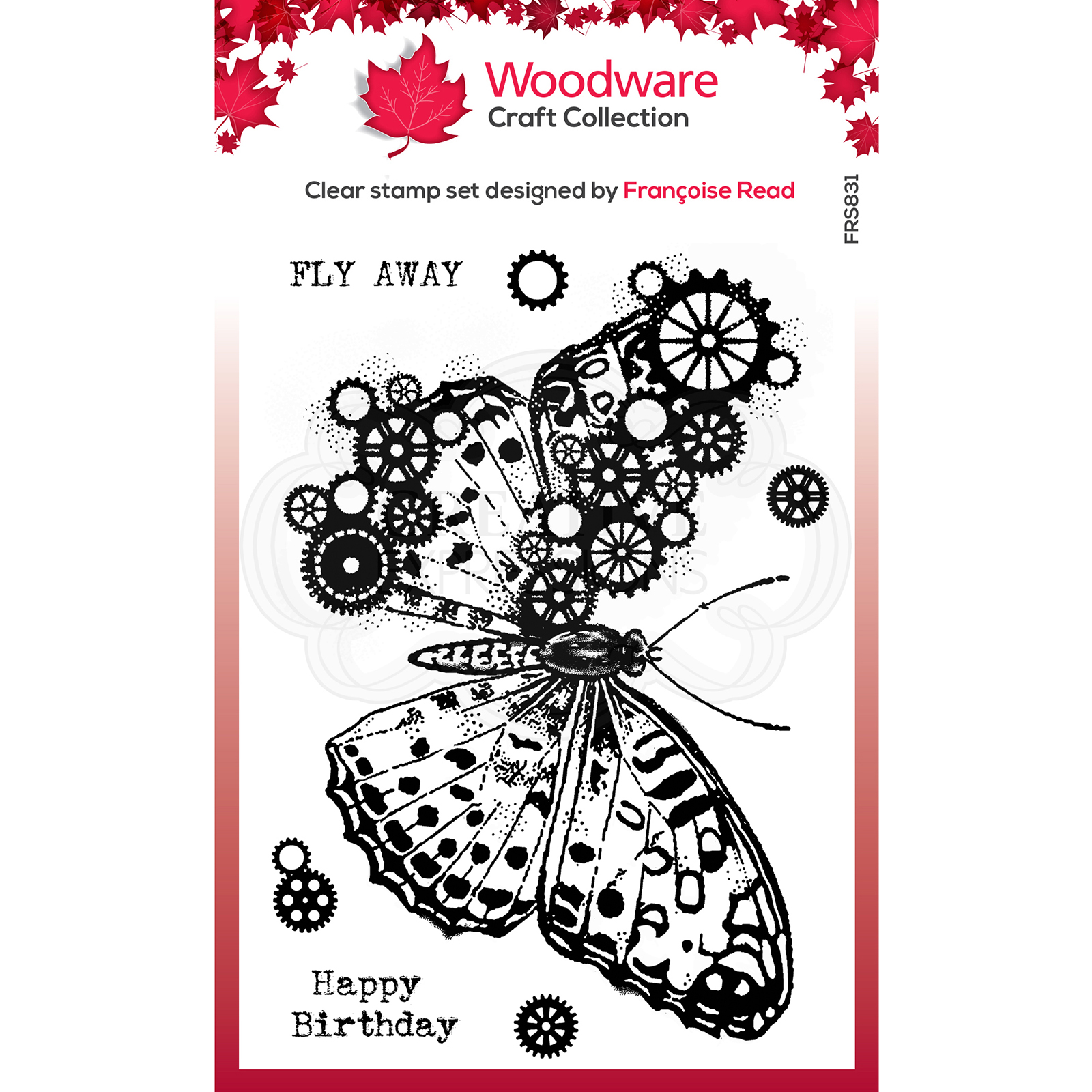 Woodware • Clear singles Butterfly