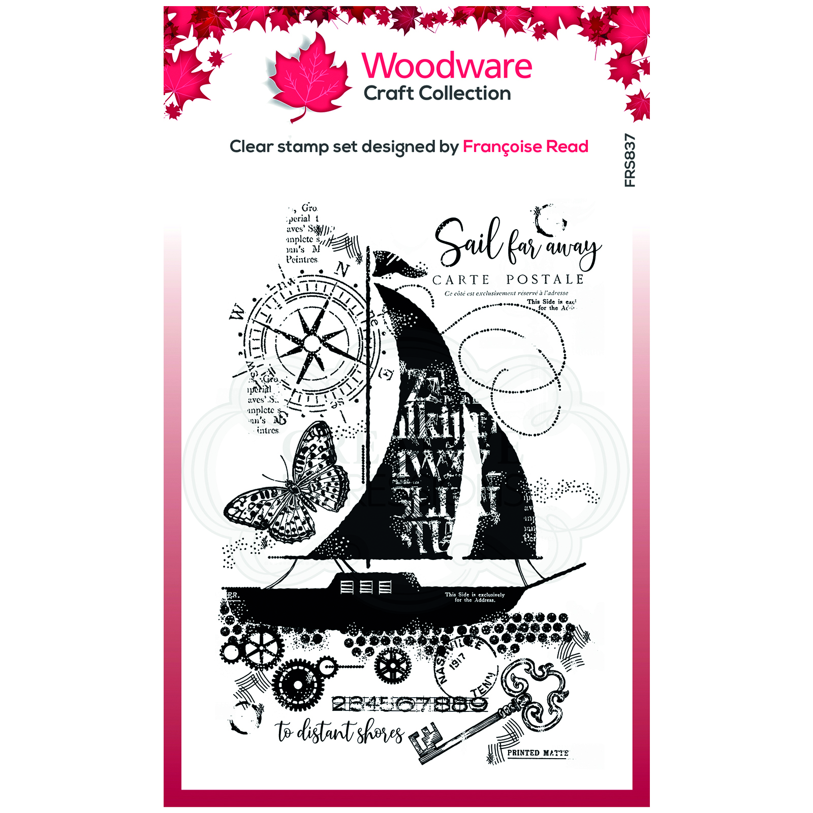 Woodware • Clear stamp singles Sail away 