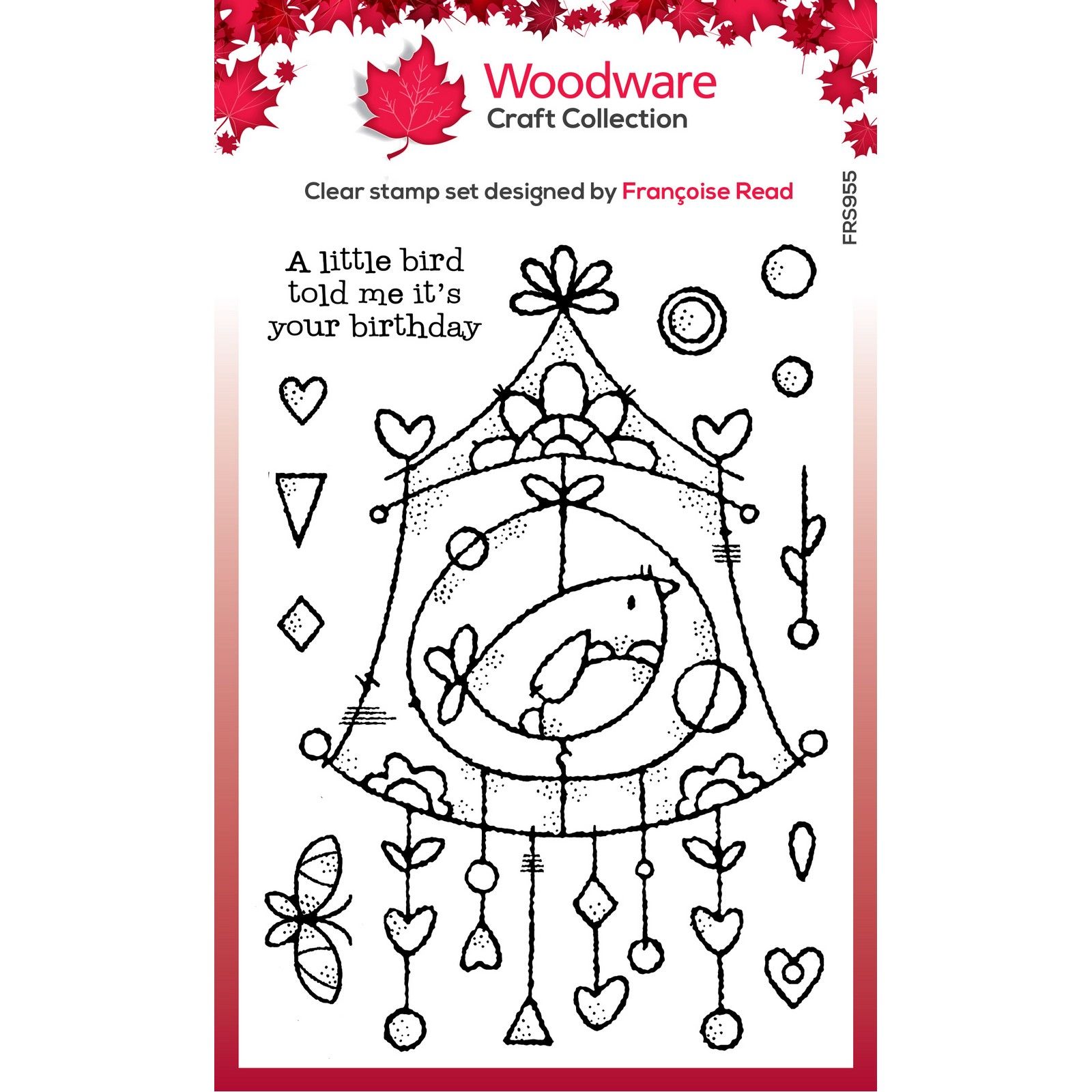 Woodware • Clear Singles Stamp Wire Birdhouse