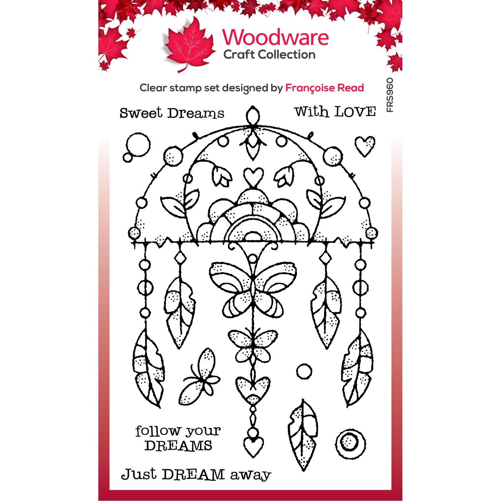 Woodware • Clear Singles Stamp Garden Dream Catcher