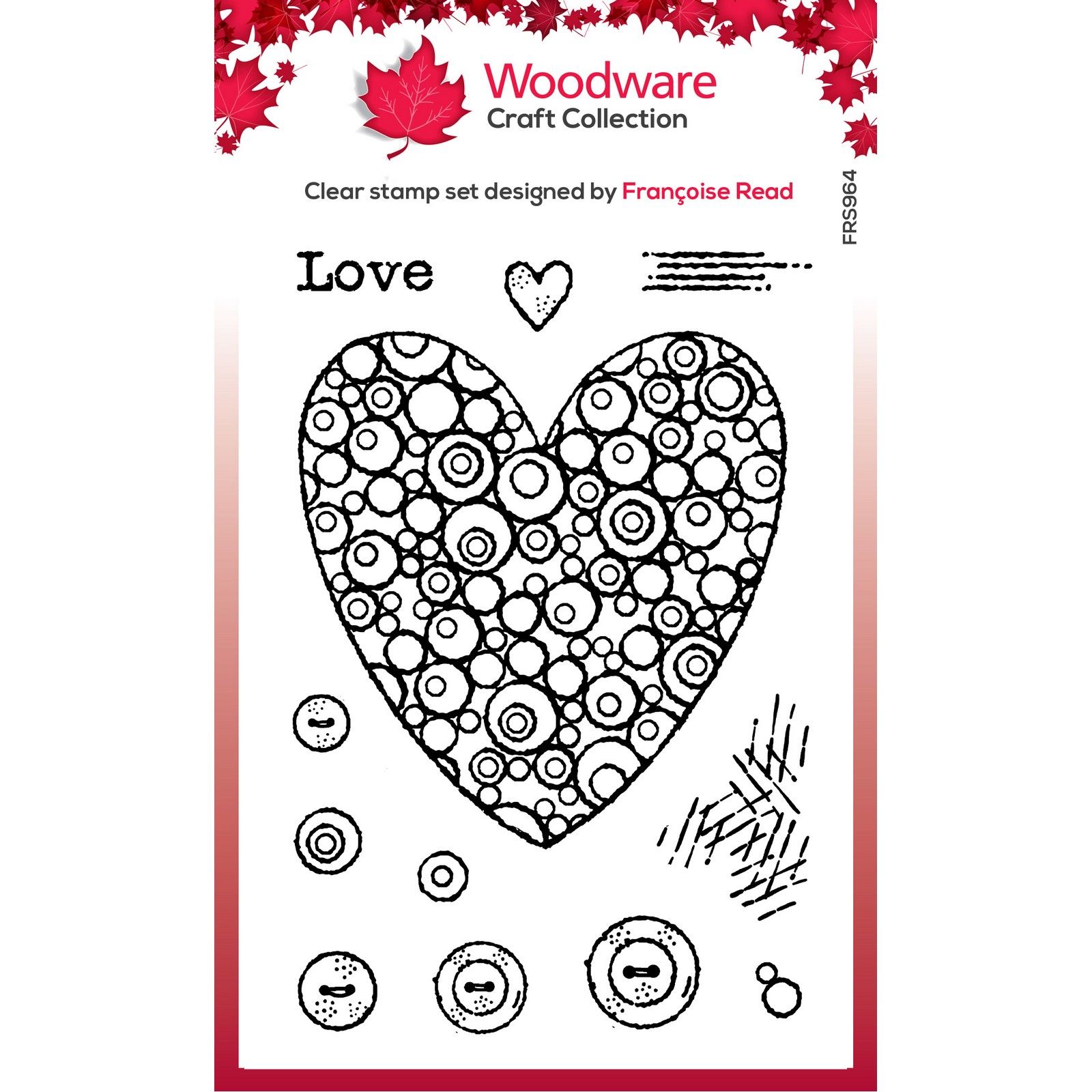 Creative Expressions • Clear Stamp Set Bubble Heart