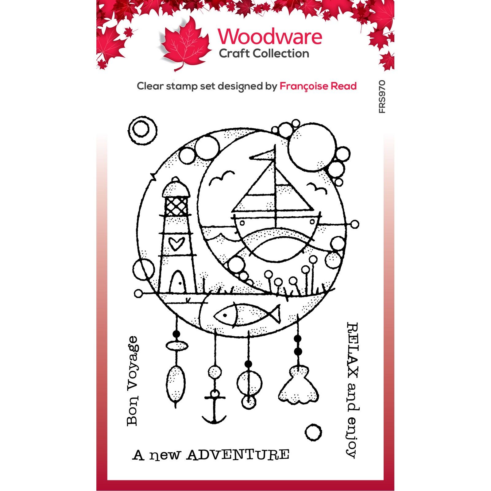 Woodware • Clear Singles Stamp Seaside Dreamcatcher