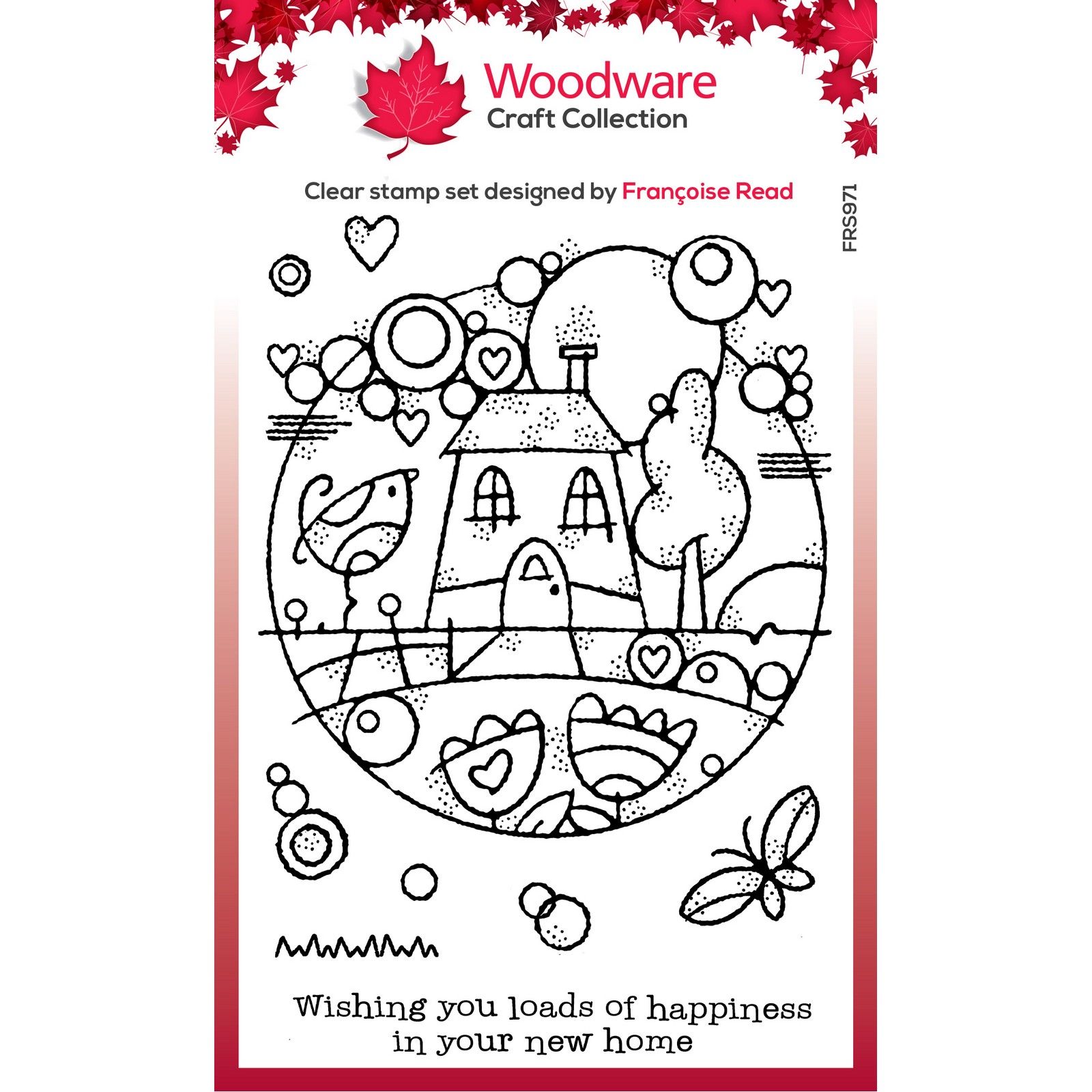 Woodware • Clear Singles Stamp Dream Home