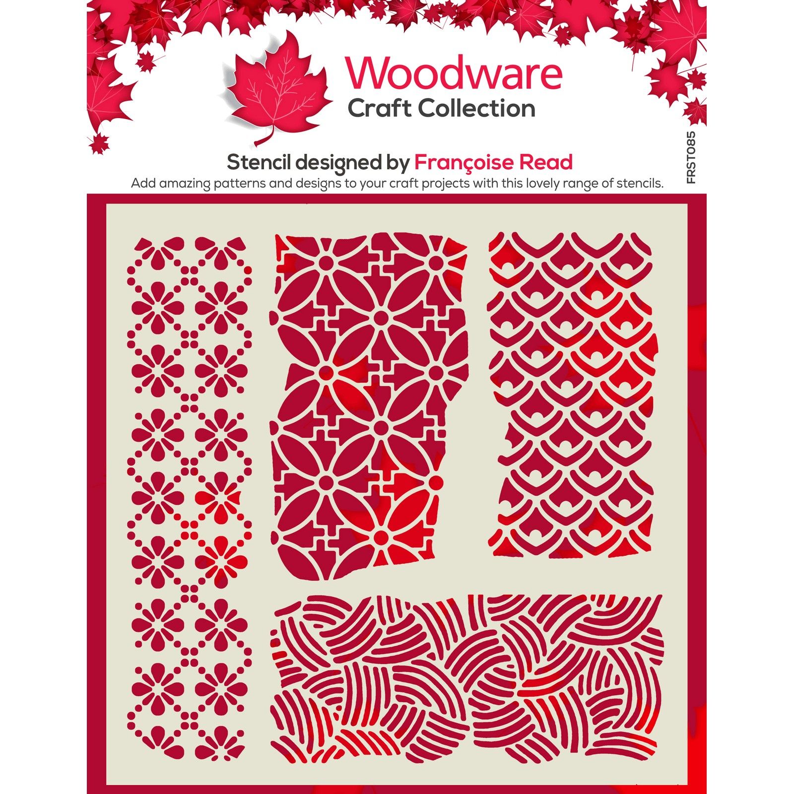 Woodware • Stencil Organic