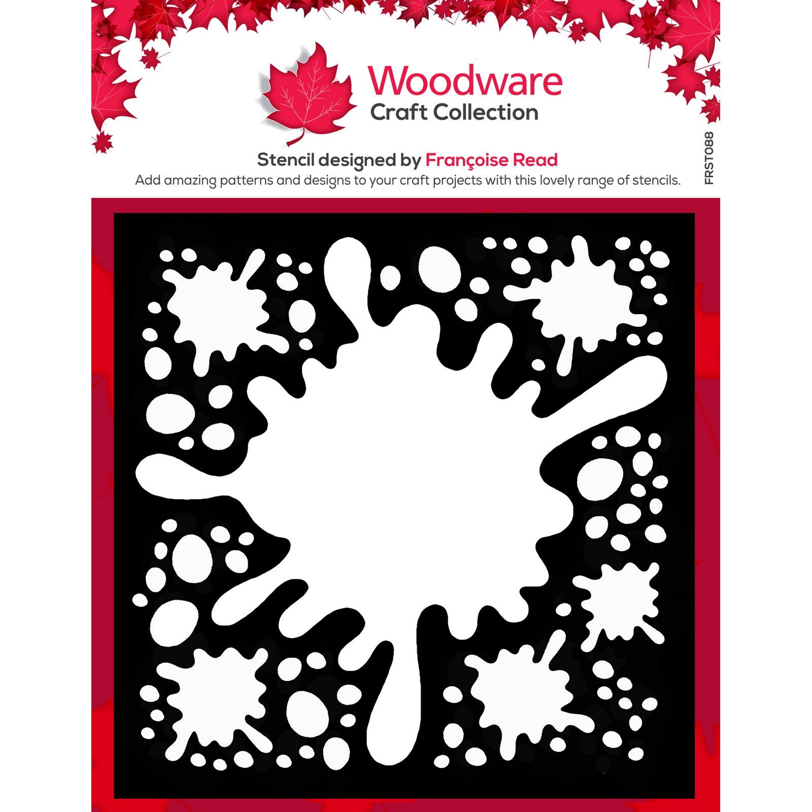 Woodware • Splat Stencils 2pcs