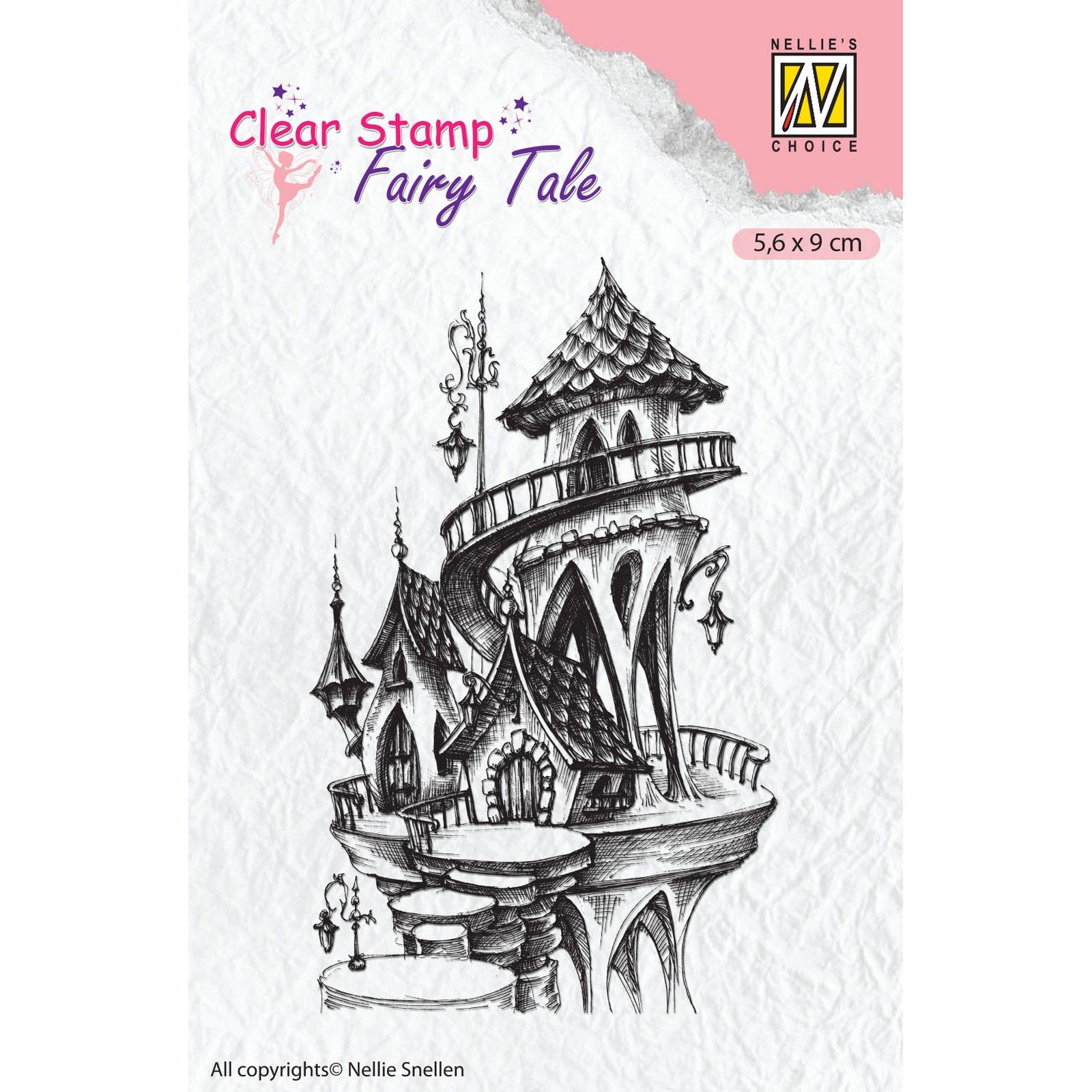 Nellie's Choice • Fairy Tale Clear Stamps Fairy Summer Castle