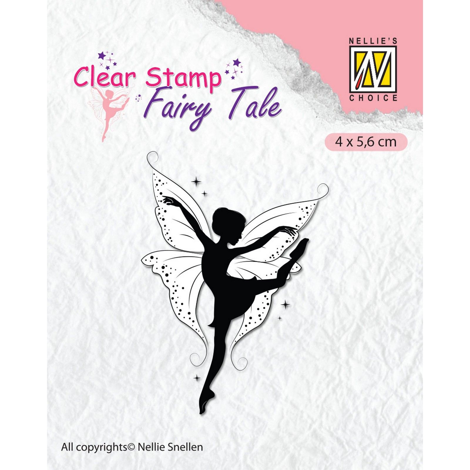 Nellie's Choice • Fairy Tale Clear Stempels Dancing Fairy