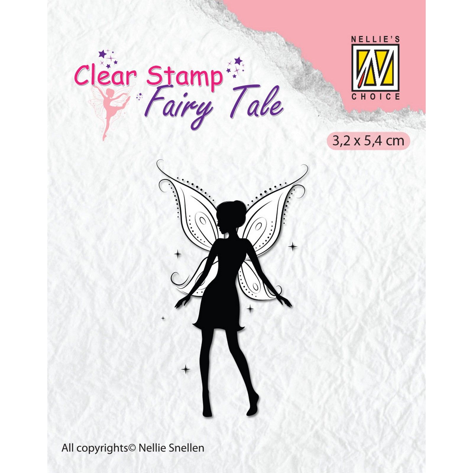 Nellie's Choice • Fairy Tale Clear Stempels Shaking Fairy