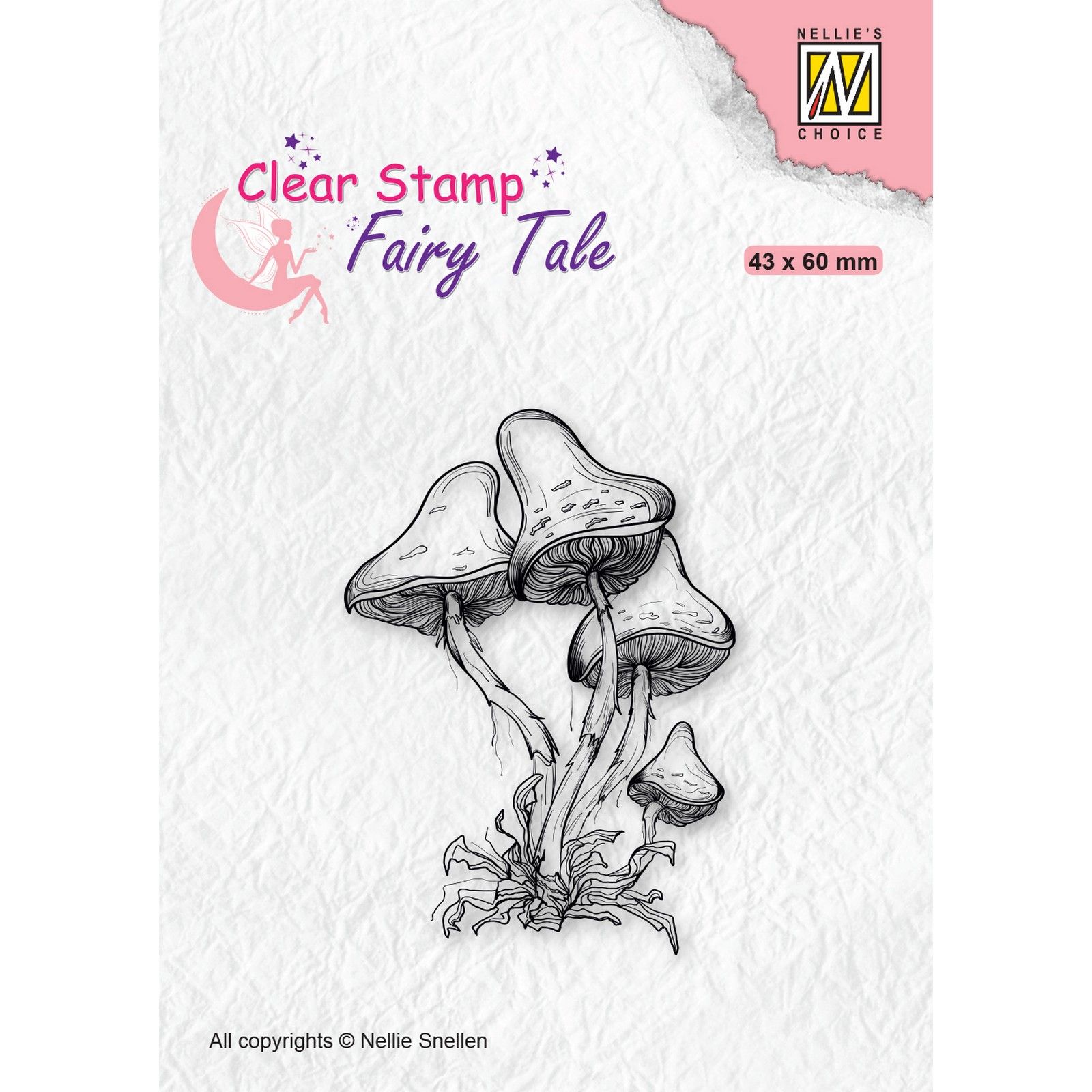 Nellie's Choice • Fairy Tale Clear Stamps Mushrooms