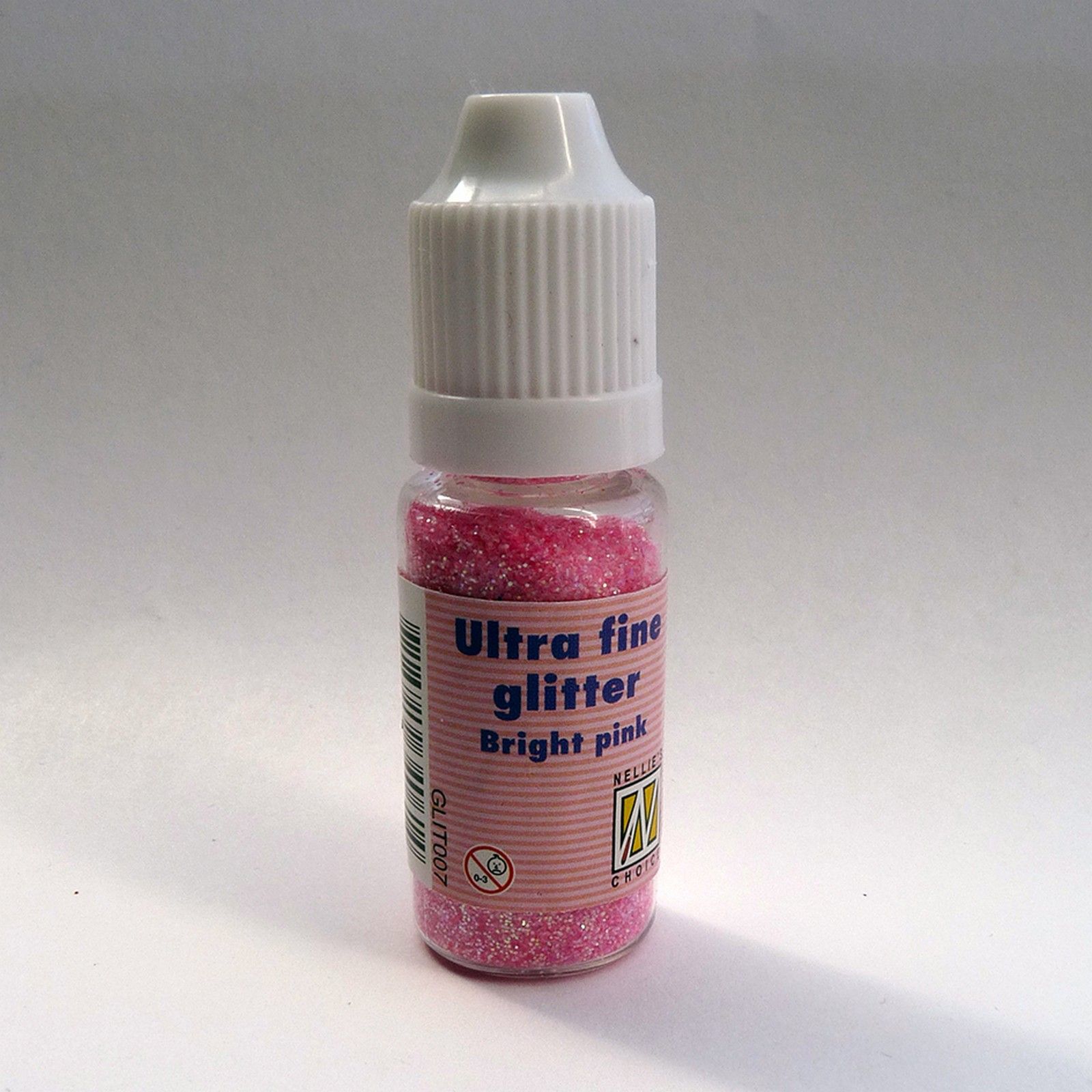 Nellie's Choice • Glitter Ultra Fine (Bottle) Bright Pink