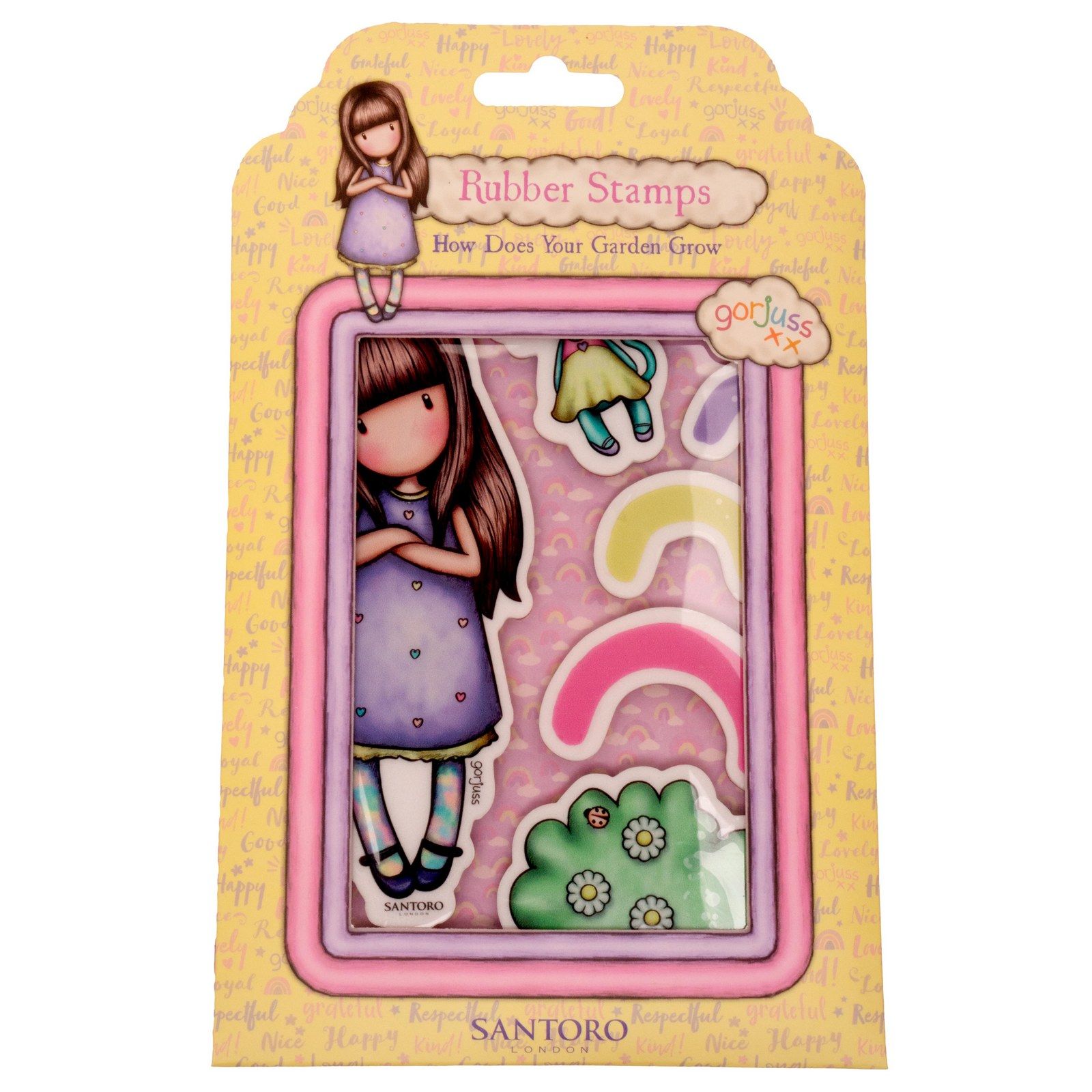 Studio Light • Gorjuss Be Kind Rubber Stamps How Does Your Garden Grow