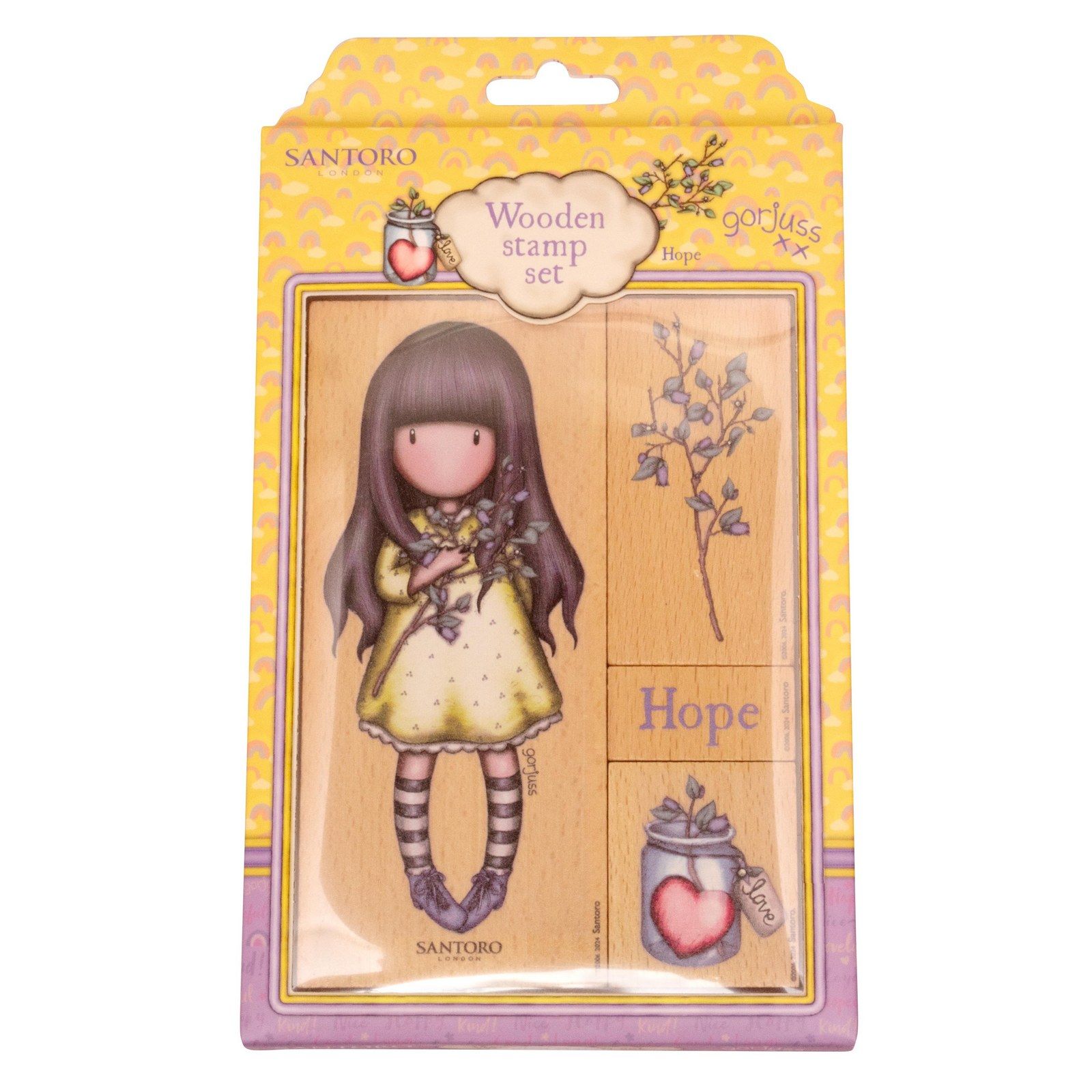 Studio Light • Gorjuss Be Kind Wooden Stamp Set Hope