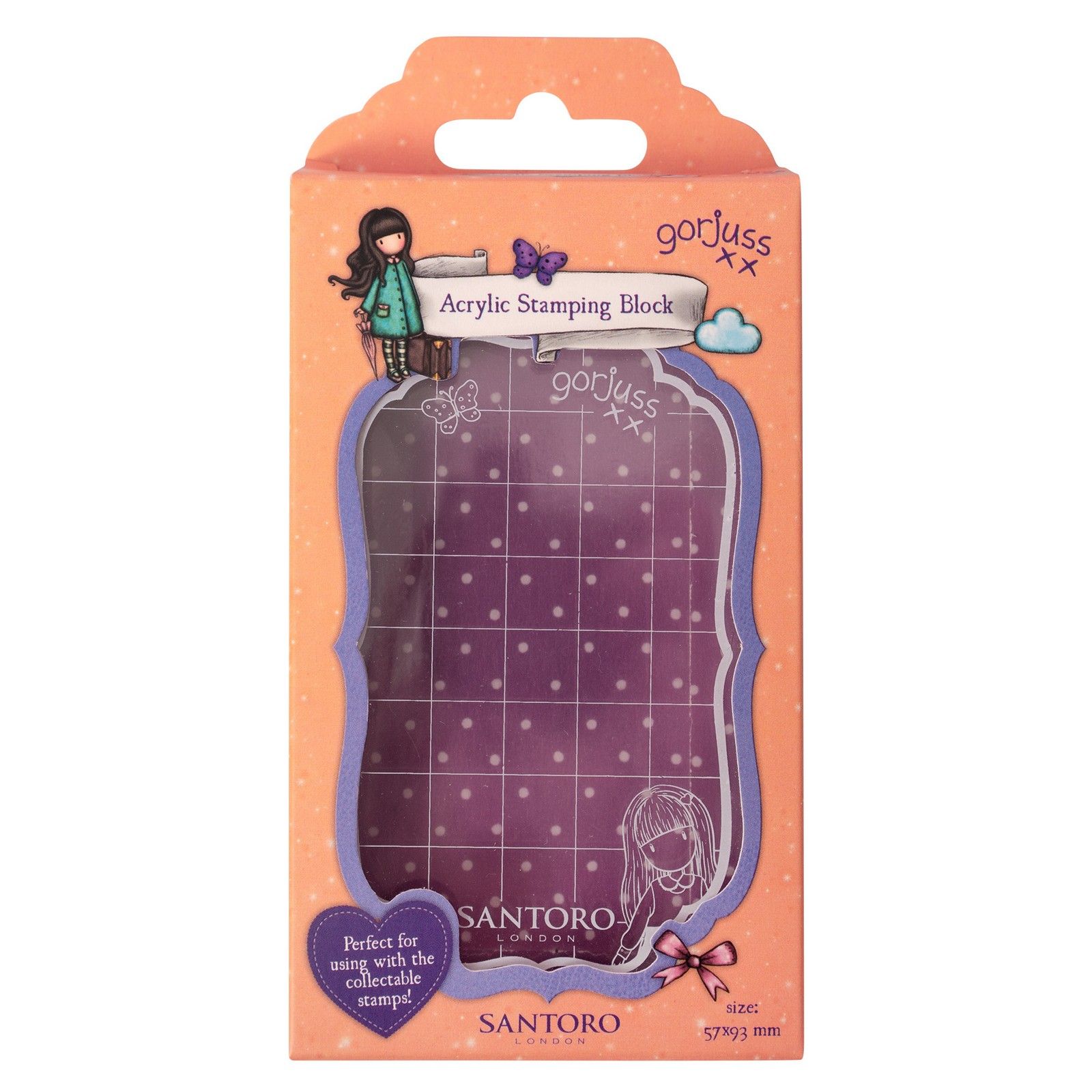 Studio Light • Essentials Acrylic stamping block for collectibles