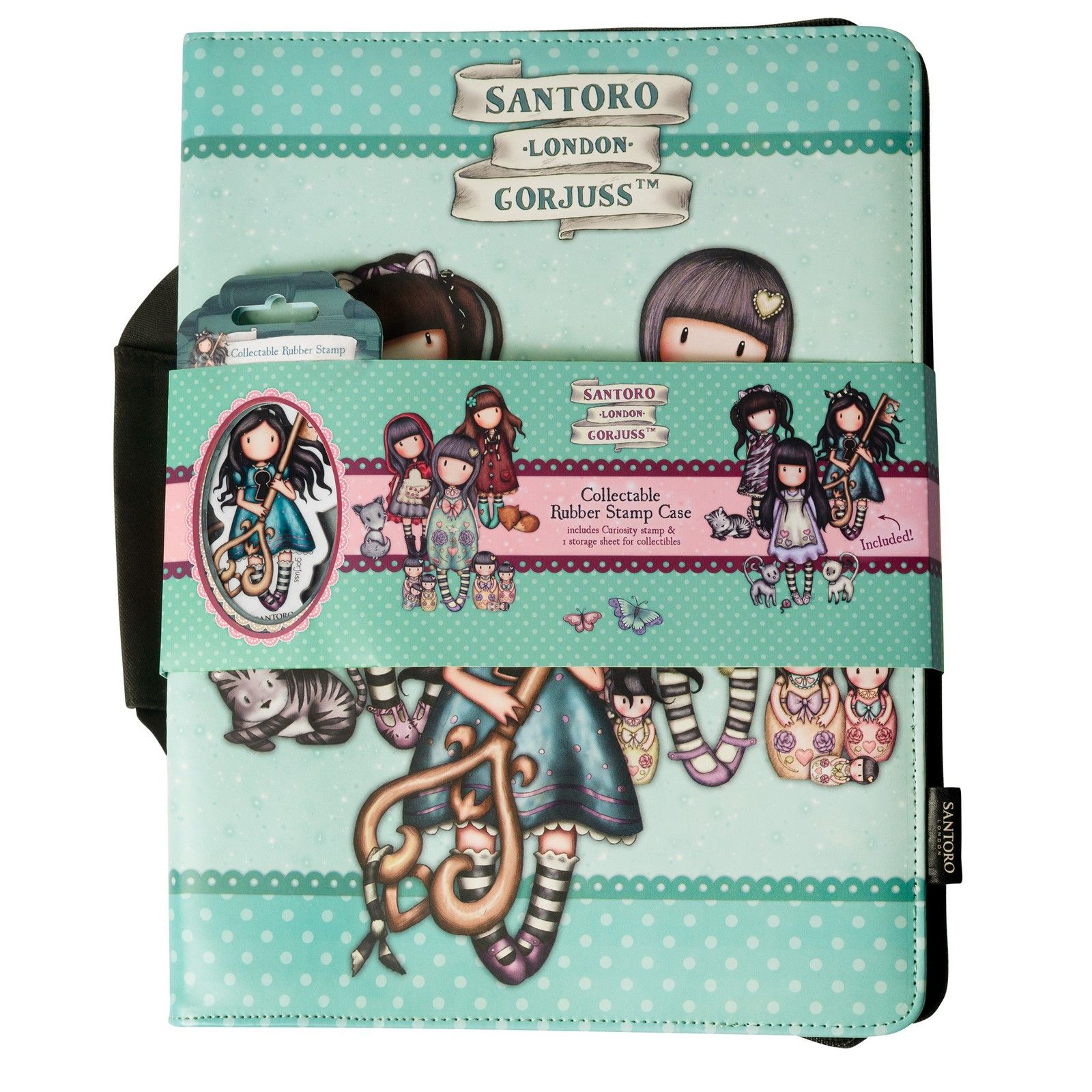 Studio Light • Gorjuss Storage Case + Curiosity Stamp & Pocket Sheet
