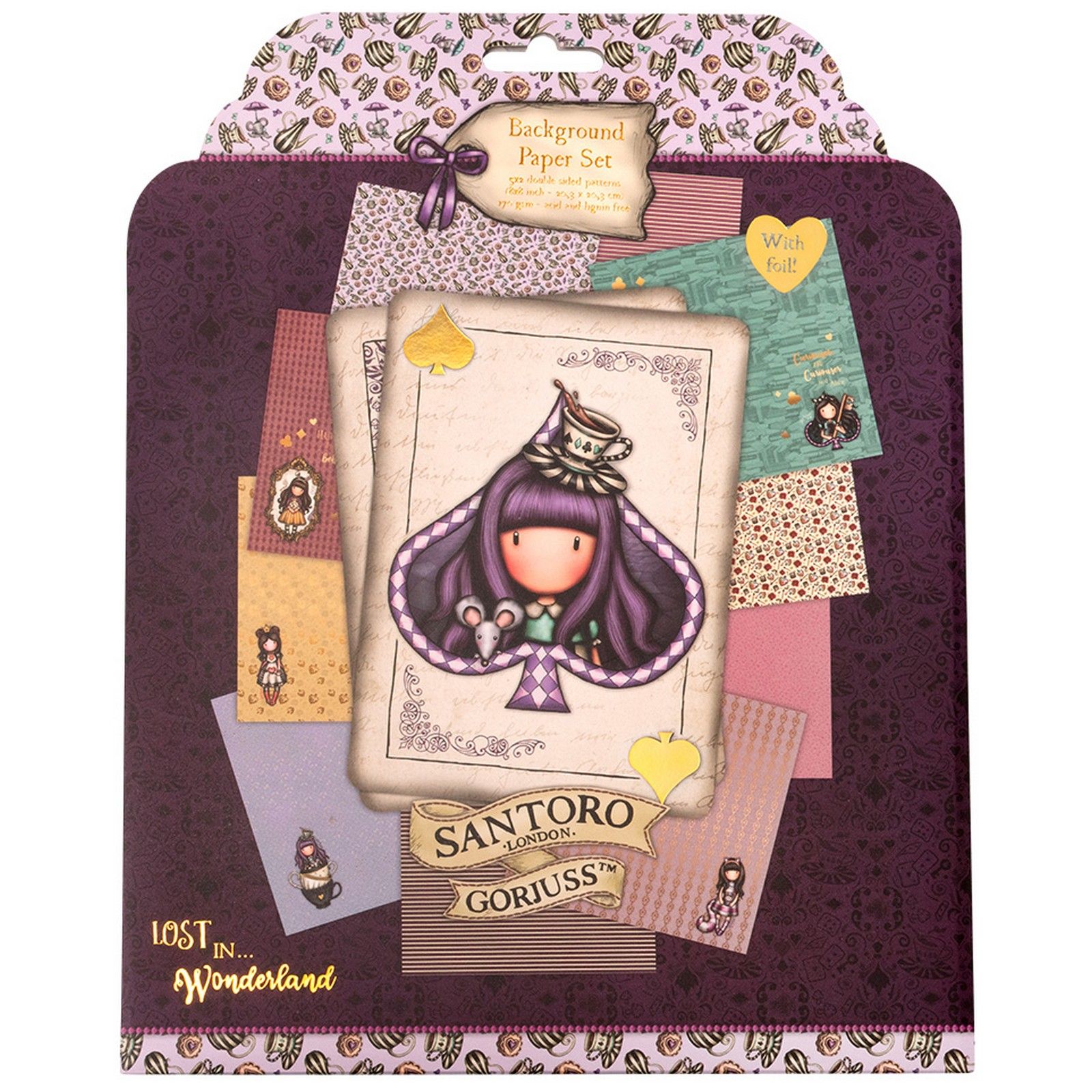 Studio Light • Gorjuss Lost in Wonderland Paper Set 5x2 Double-Sided Designs