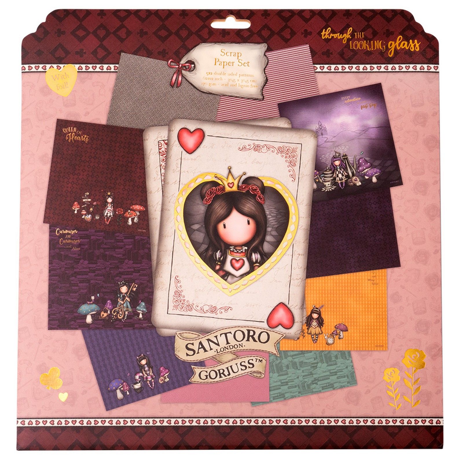 Studio Light • Gorjuss Lost in Wonderland Paper Set 5x2 Double-Sided Designs