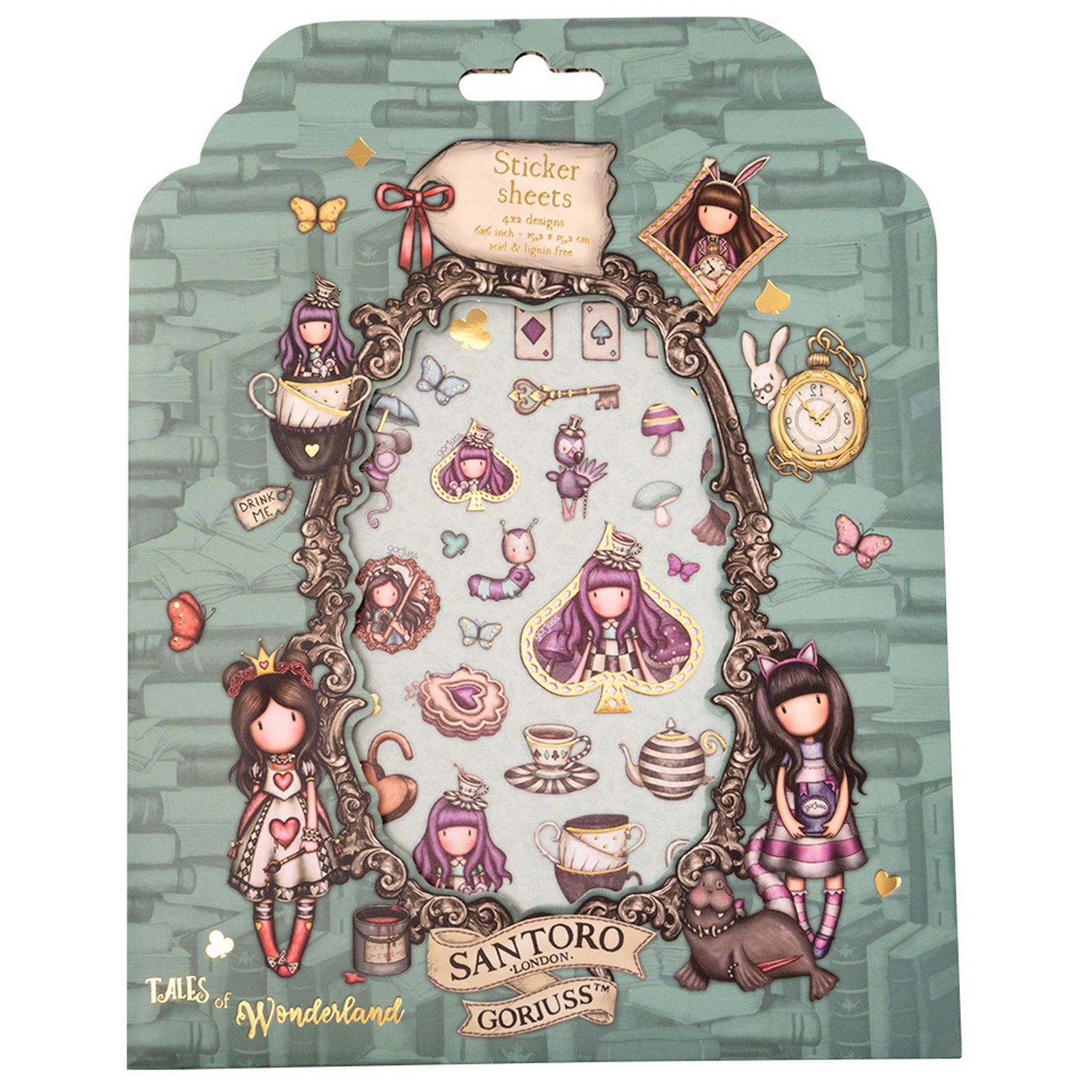 Studio Light • Gorjuss Wonderland Sticker Sheets Tales of Wonderland