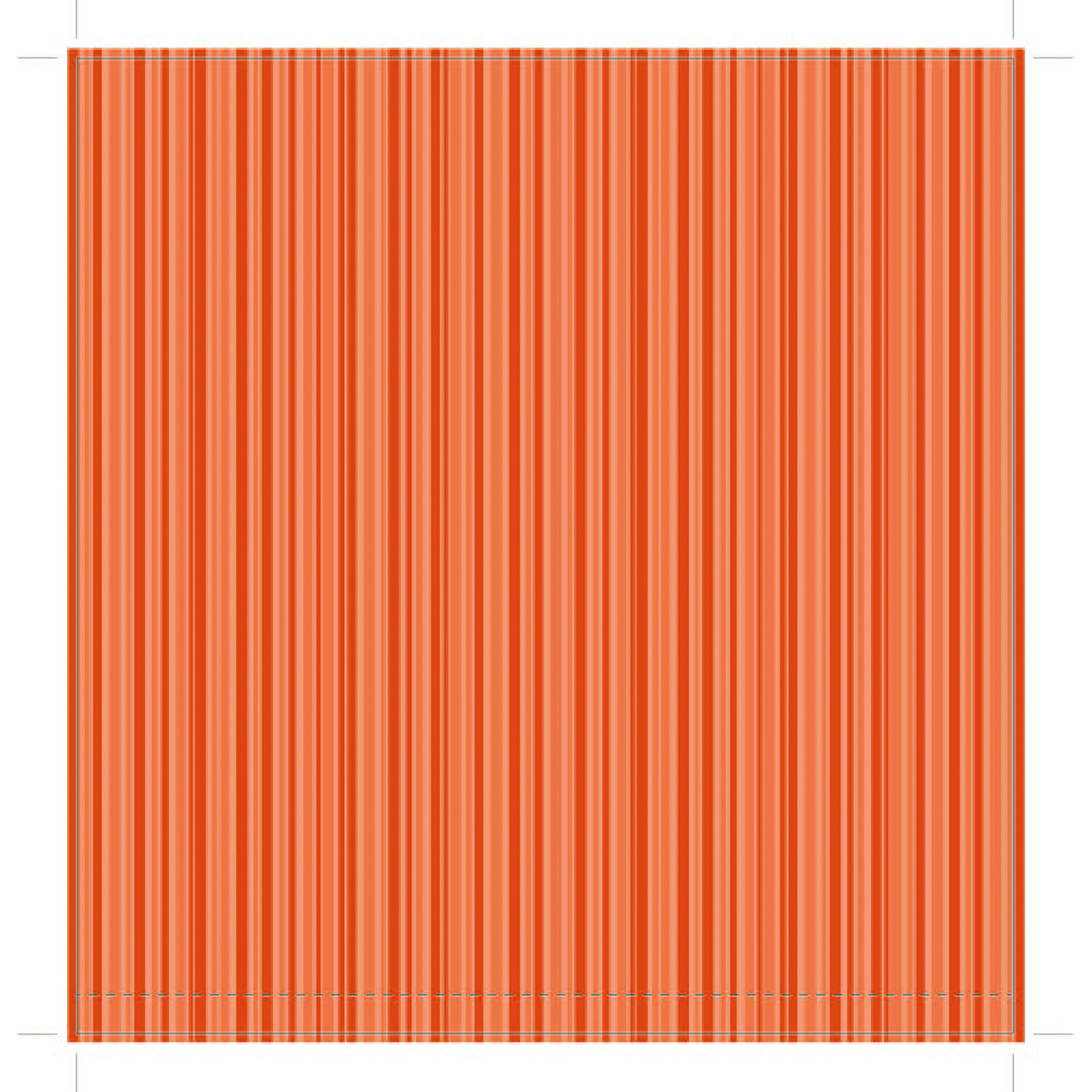 Core'dinations • Patterned single-sided 30,5x30,5cm Orange stripe