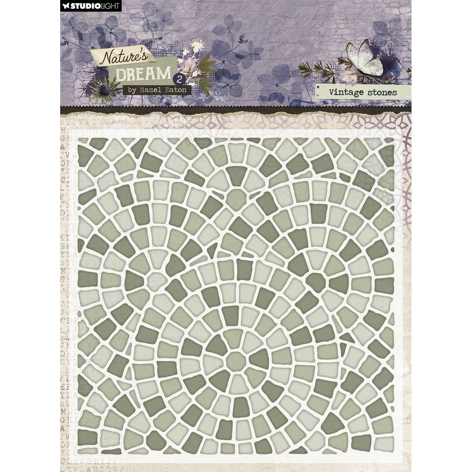 Studio Light • Nature's Dream 2 Embossing Folder Vintage Stones